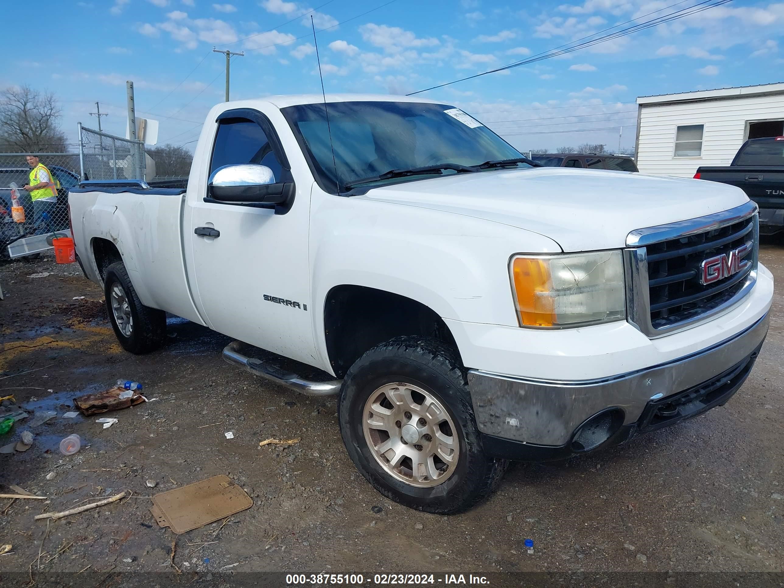 gmc sierra 2008 1gtec14c08z901299