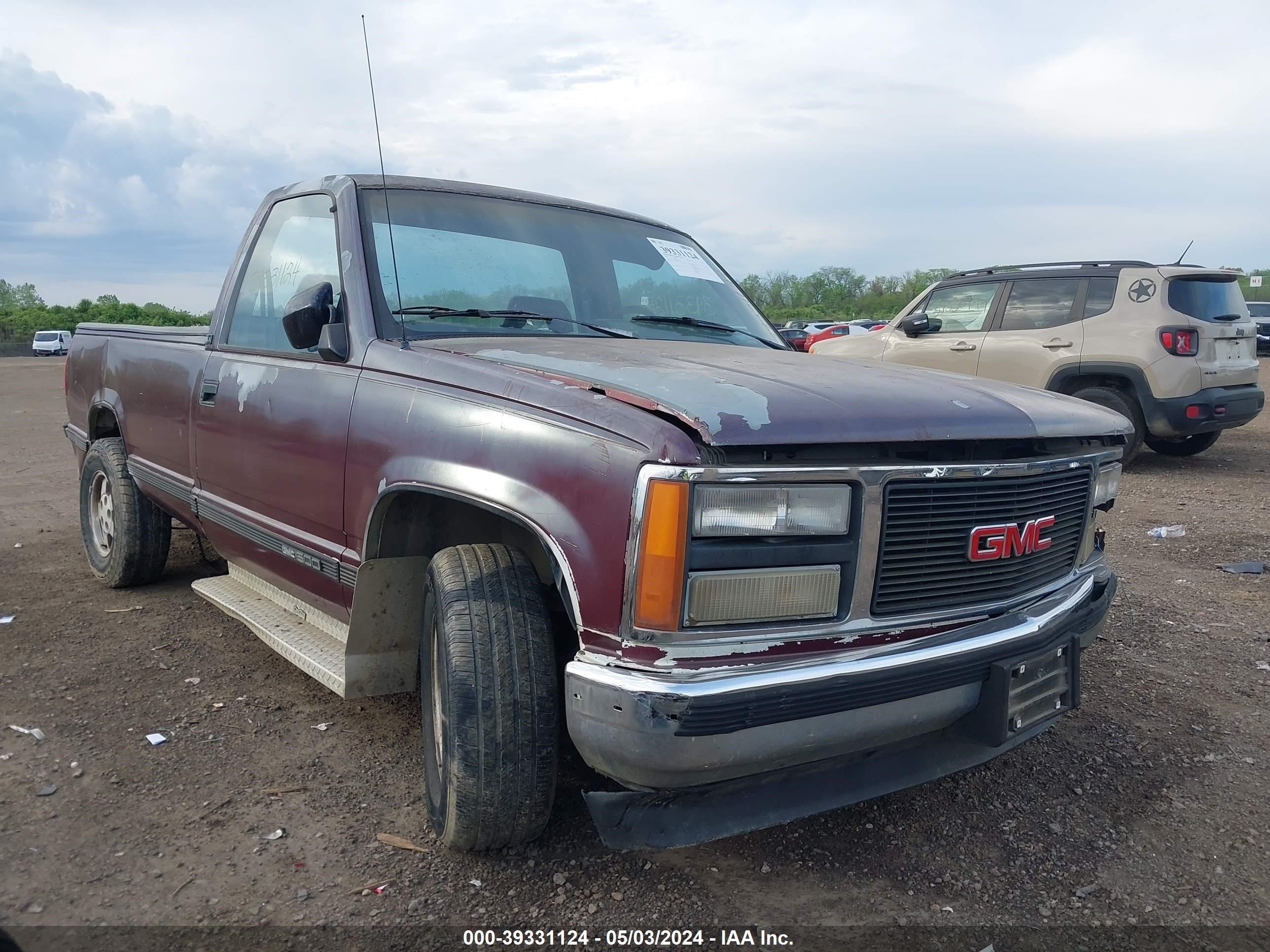 gmc sierra 1992 1gtec14k3nz500042