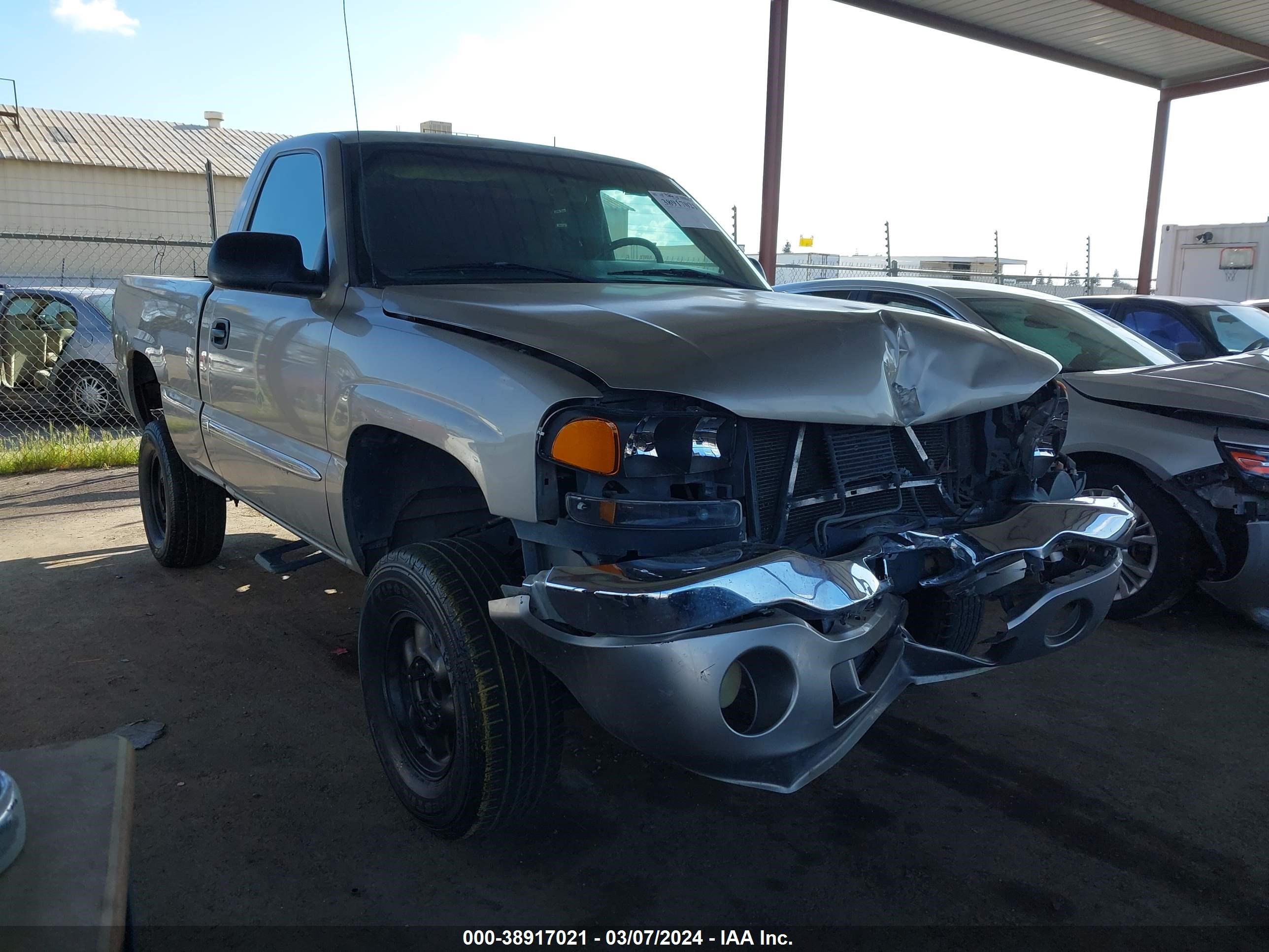 gmc sierra 2003 1gtec14v03z345506