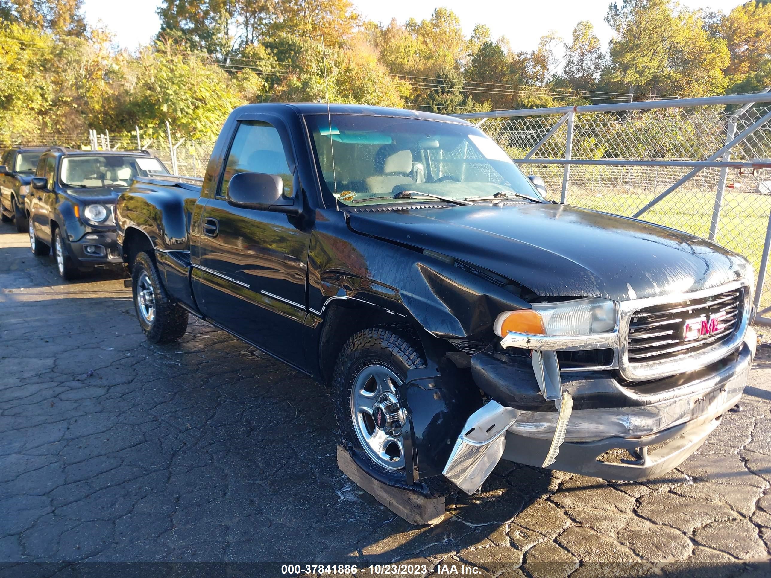 gmc sierra 2001 1gtec14w71z242203