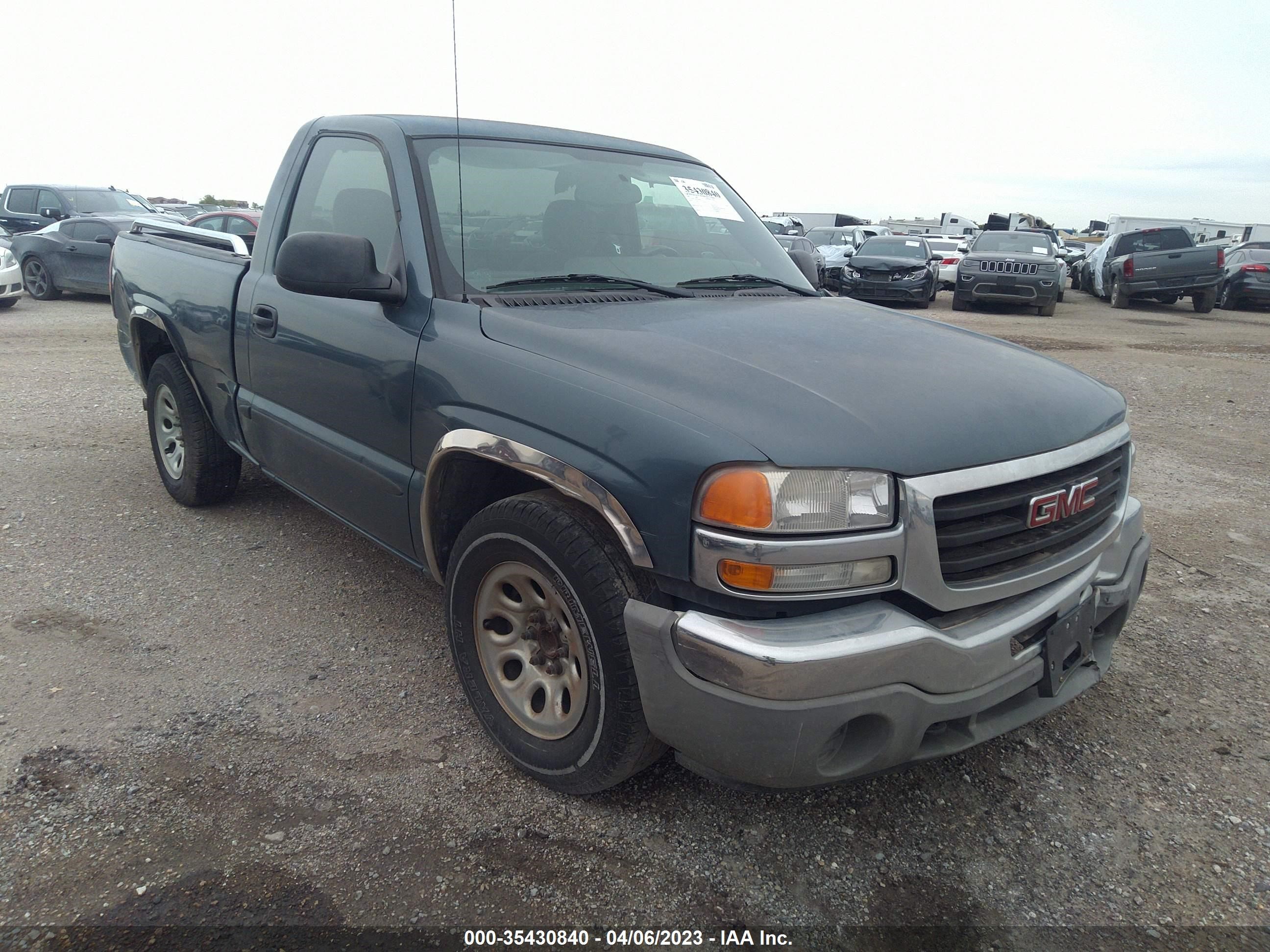 gmc sierra 2006 1gtec14x16z145904