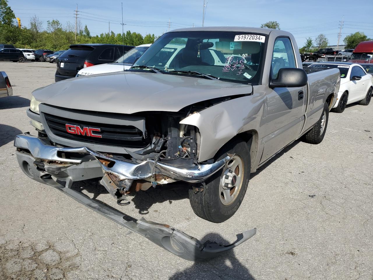 gmc sierra 2004 1gtec14x64z267915