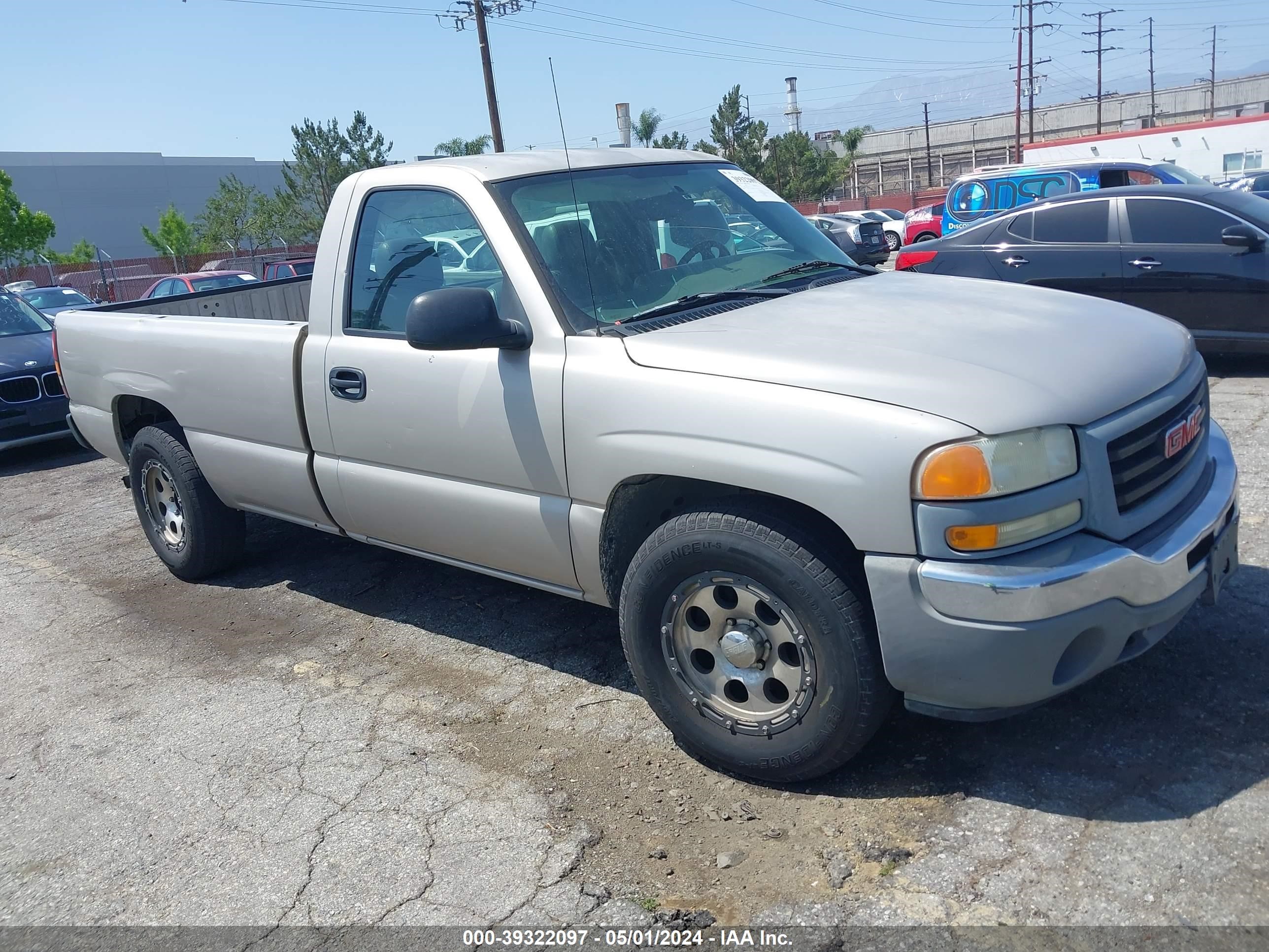 gmc sierra 2005 1gtec14x65z332151