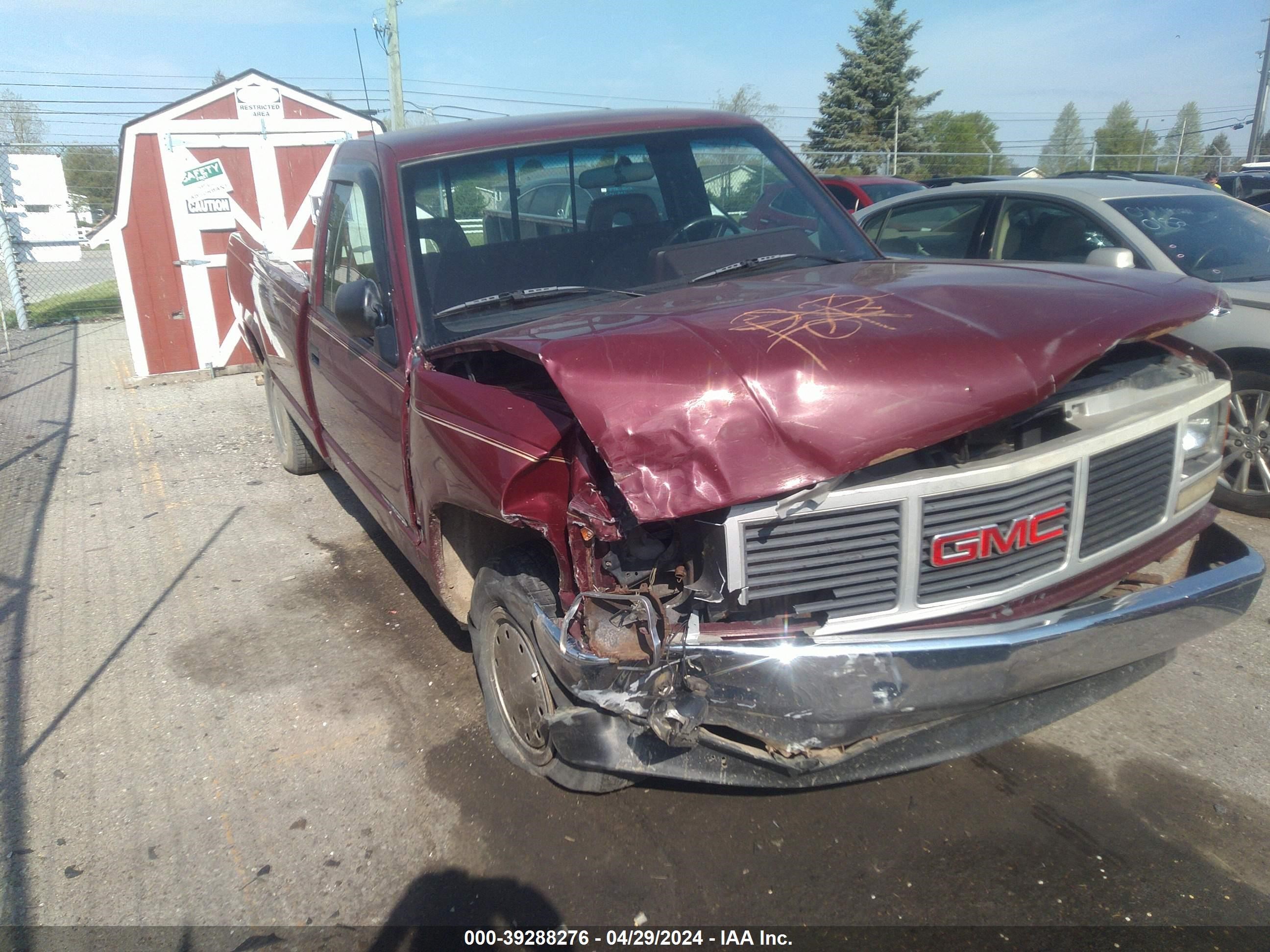 gmc sierra 1993 1gtec14zxpe503348