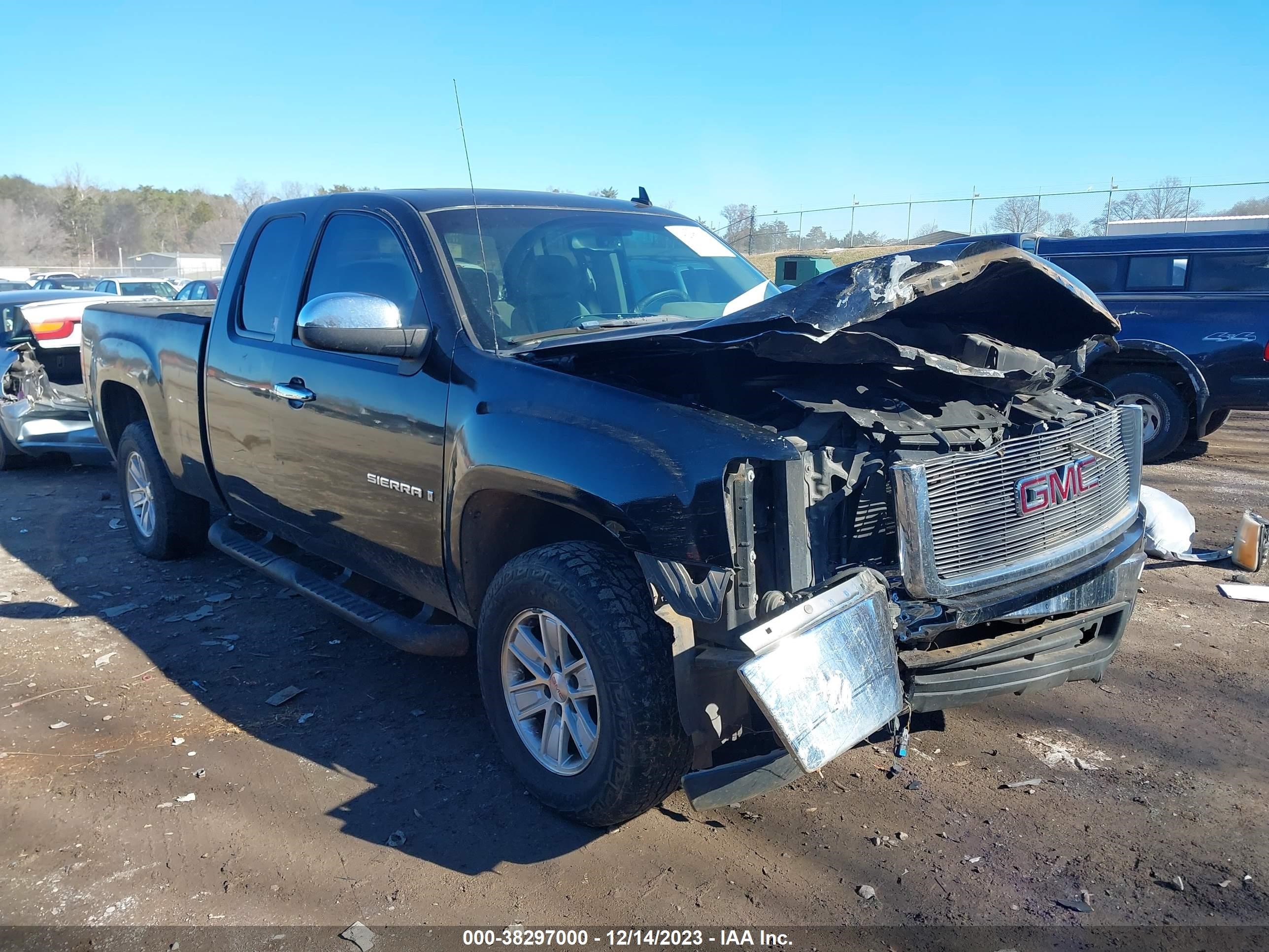 gmc sierra 2007 1gtec19j17z538257