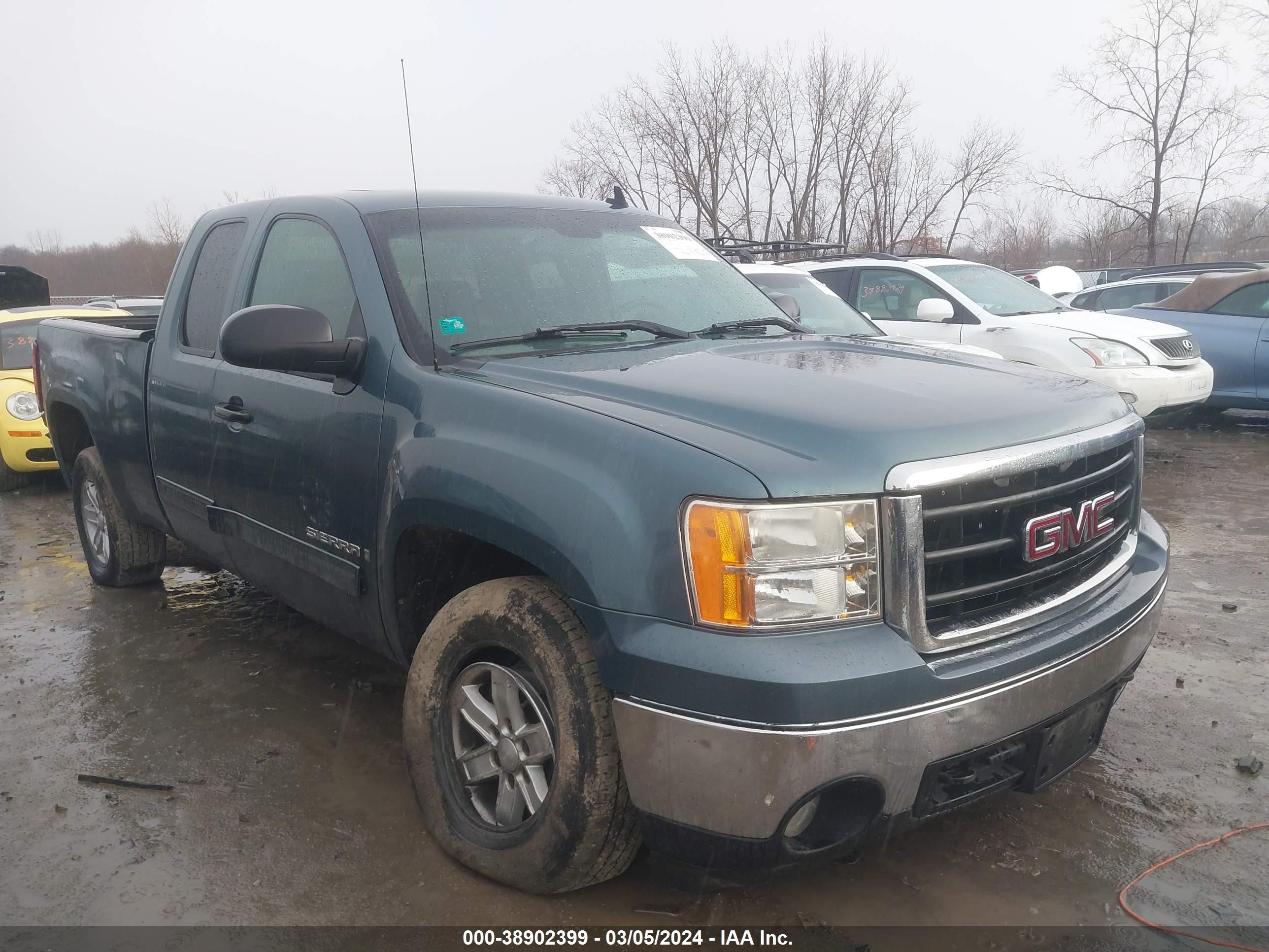 gmc sierra 2008 1gtec19jx8z128221