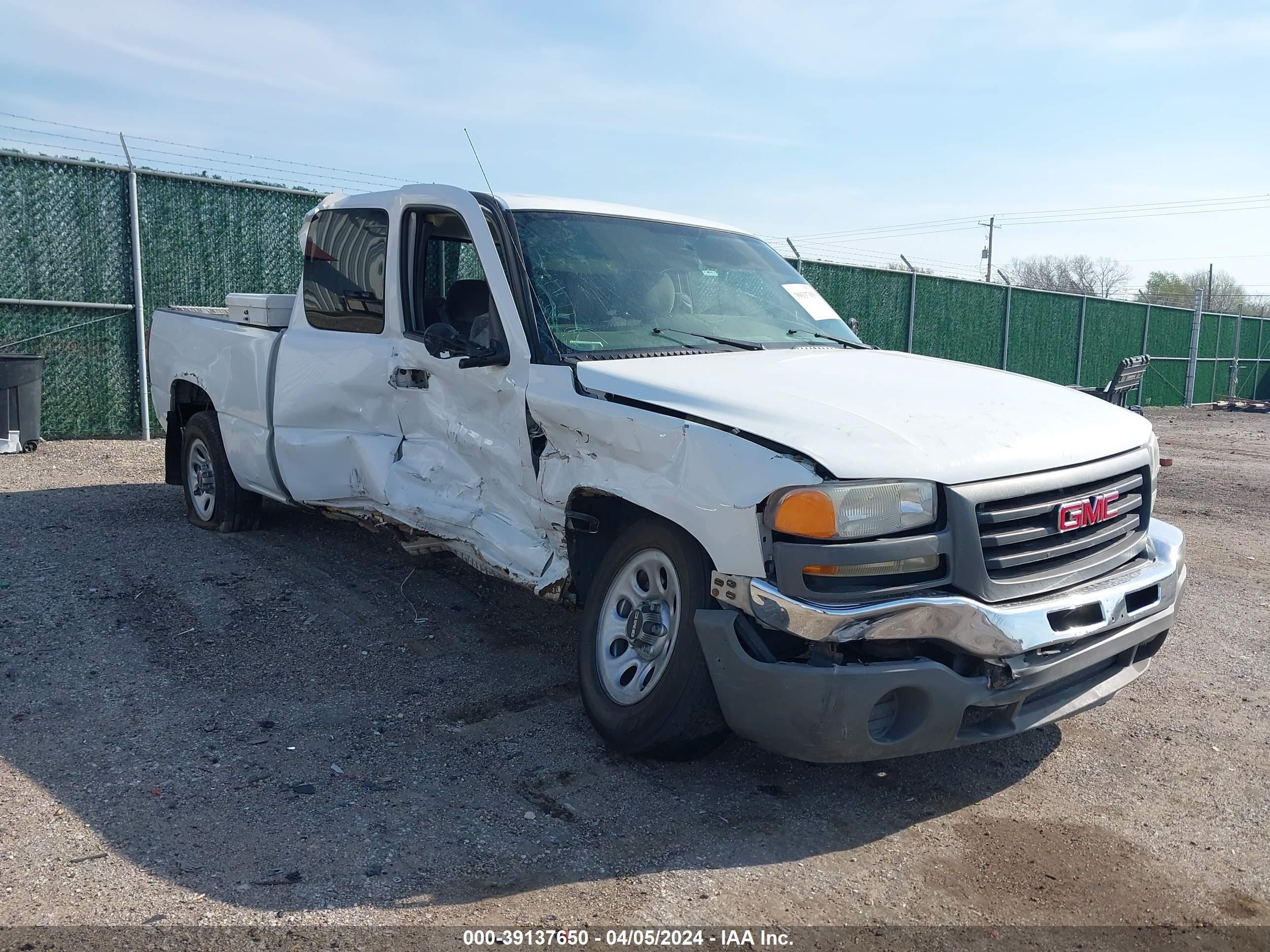 gmc sierra 2006 1gtec19x36z292265