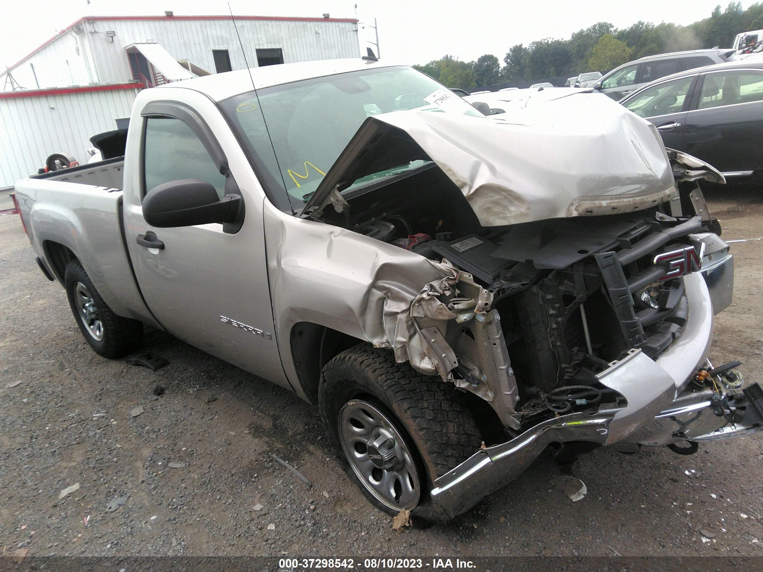 gmc sierra 2008 1gtek14c58z150493