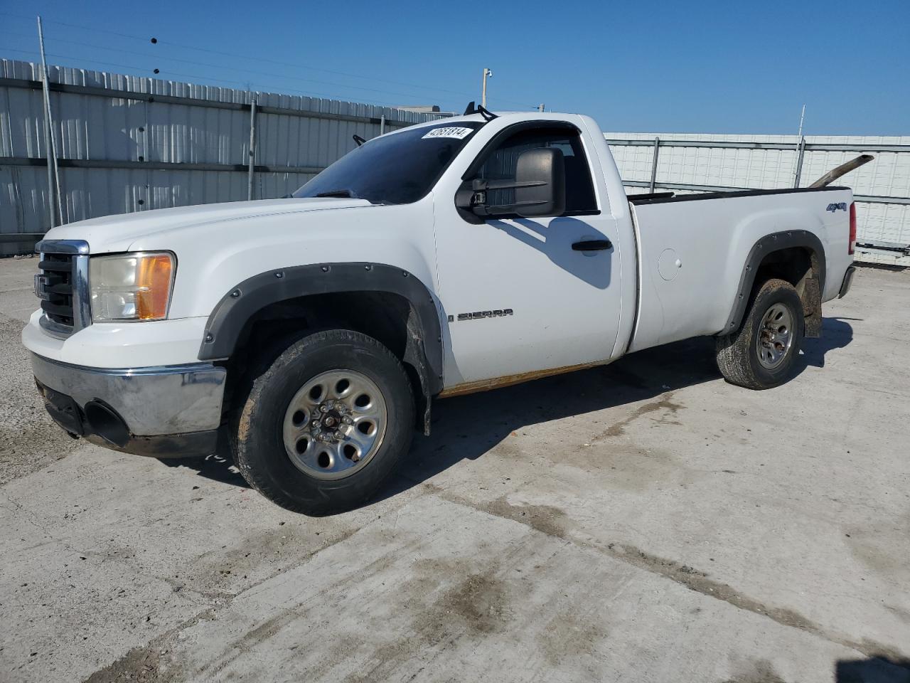 gmc sierra 2008 1gtek14cx8z306365