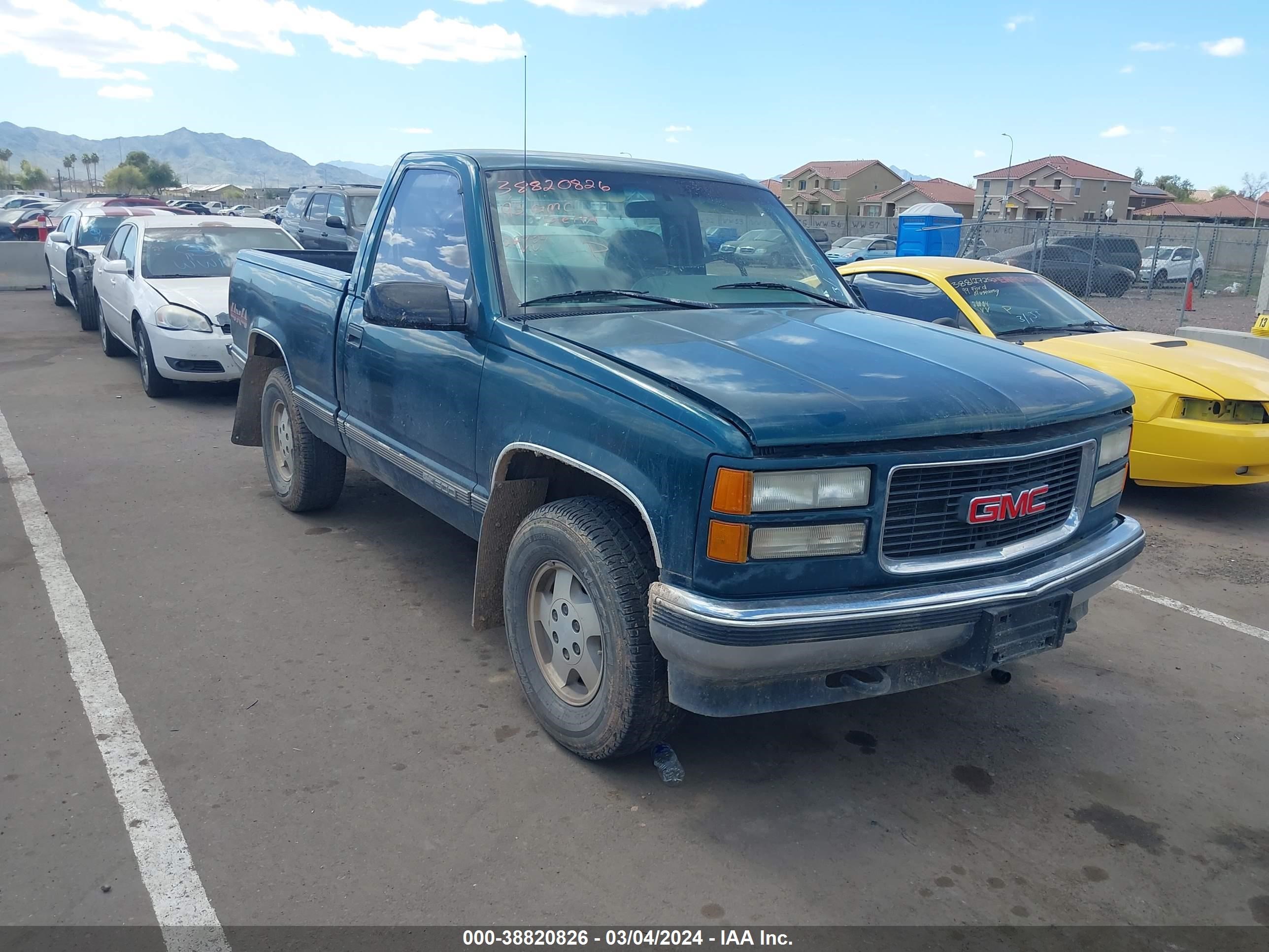 gmc sierra 1995 1gtek14hxsz561763