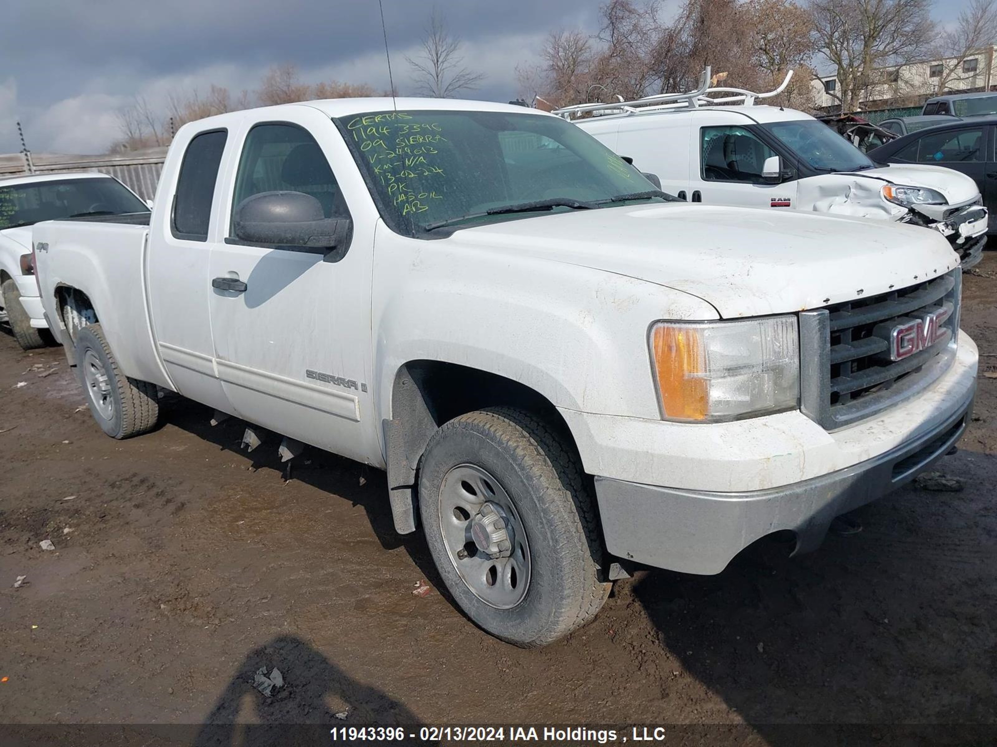 gmc sierra 2009 1gtek19cx9z249613