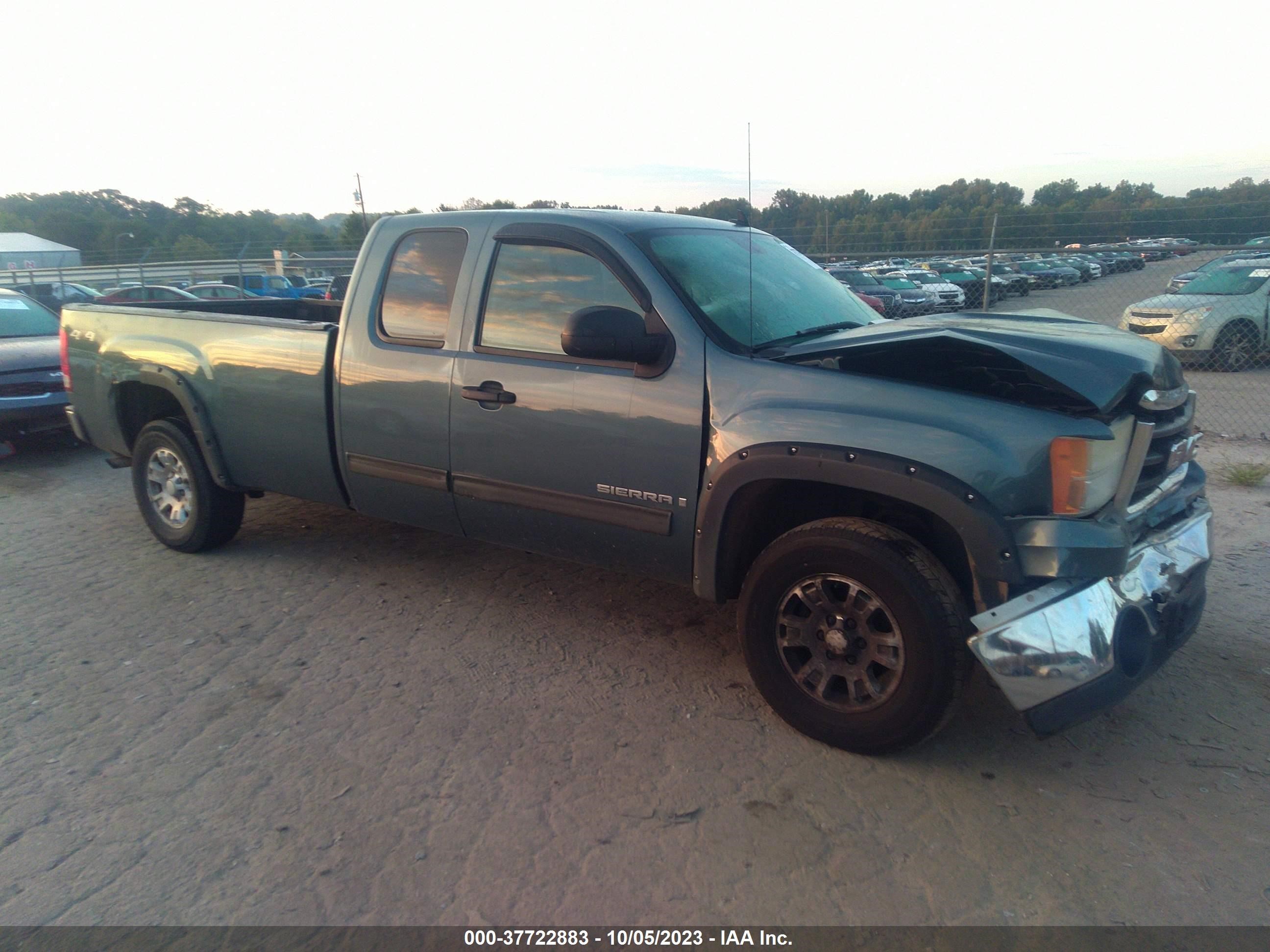 gmc sierra 2007 1gtek19j07e590392