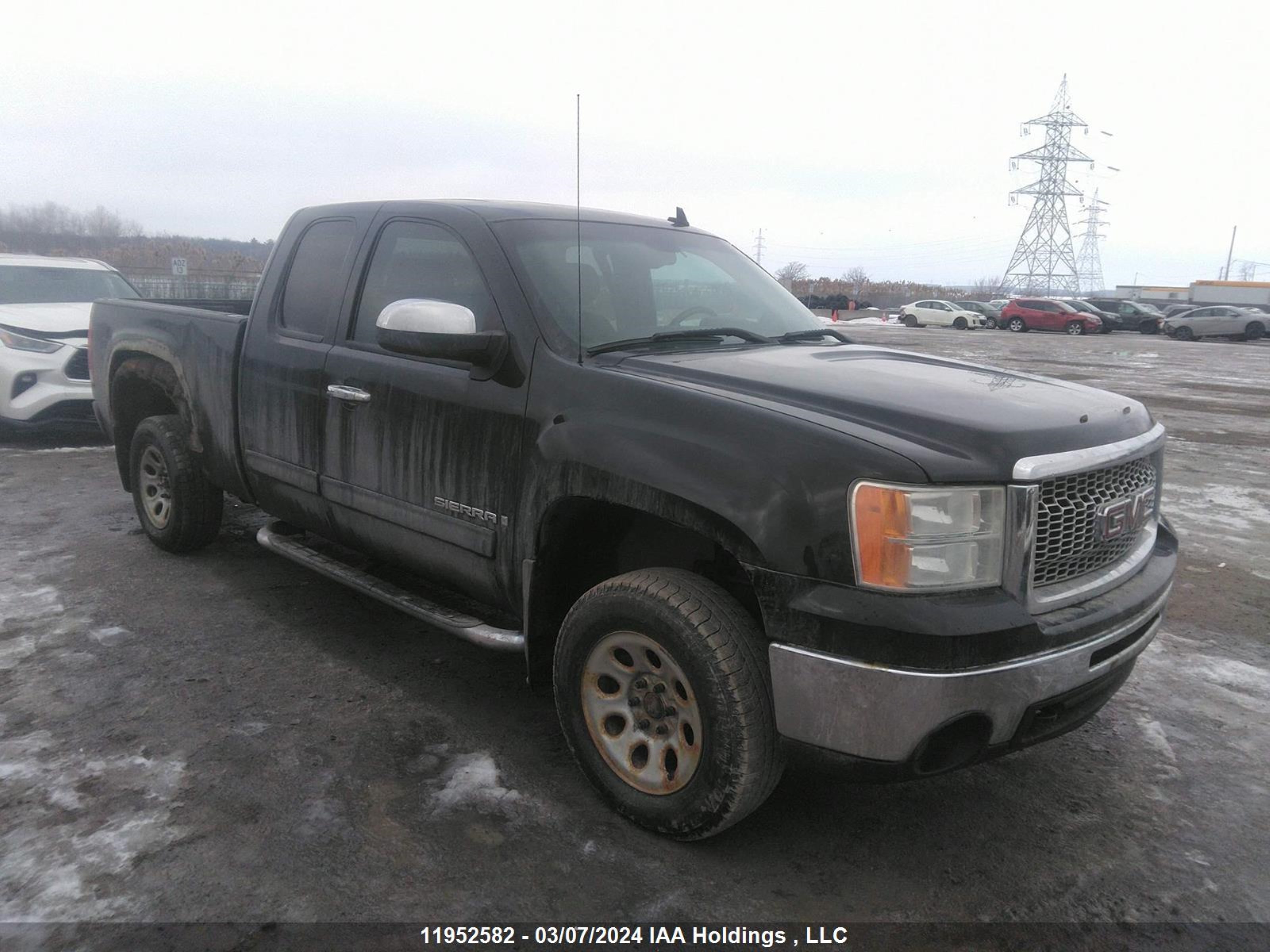 gmc sierra 2007 1gtek19j57z574262