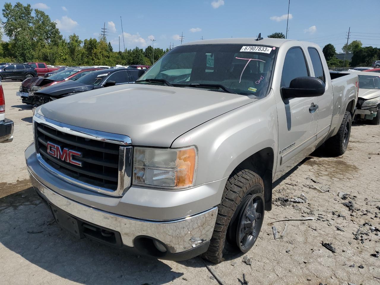 gmc sierra 2007 1gtek19j67z545871