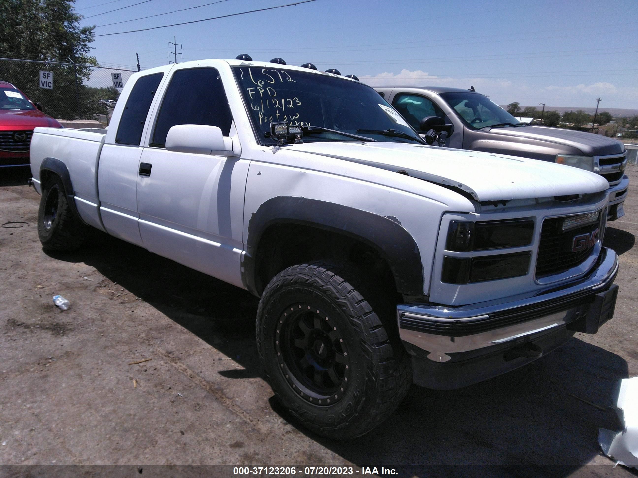 gmc sierra 1995 1gtek19k3se546176