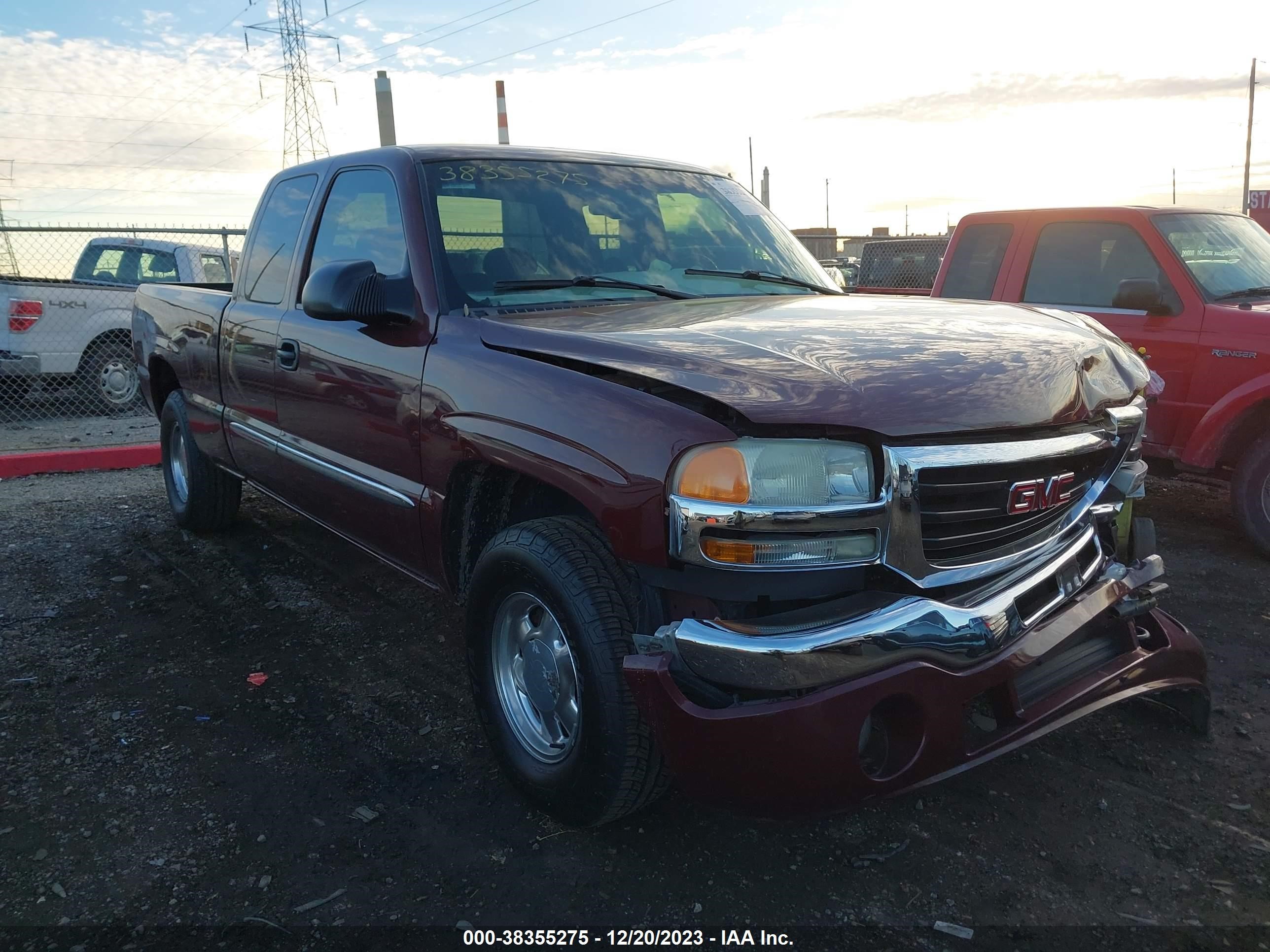 gmc sierra 2003 1gtek19t43e239951