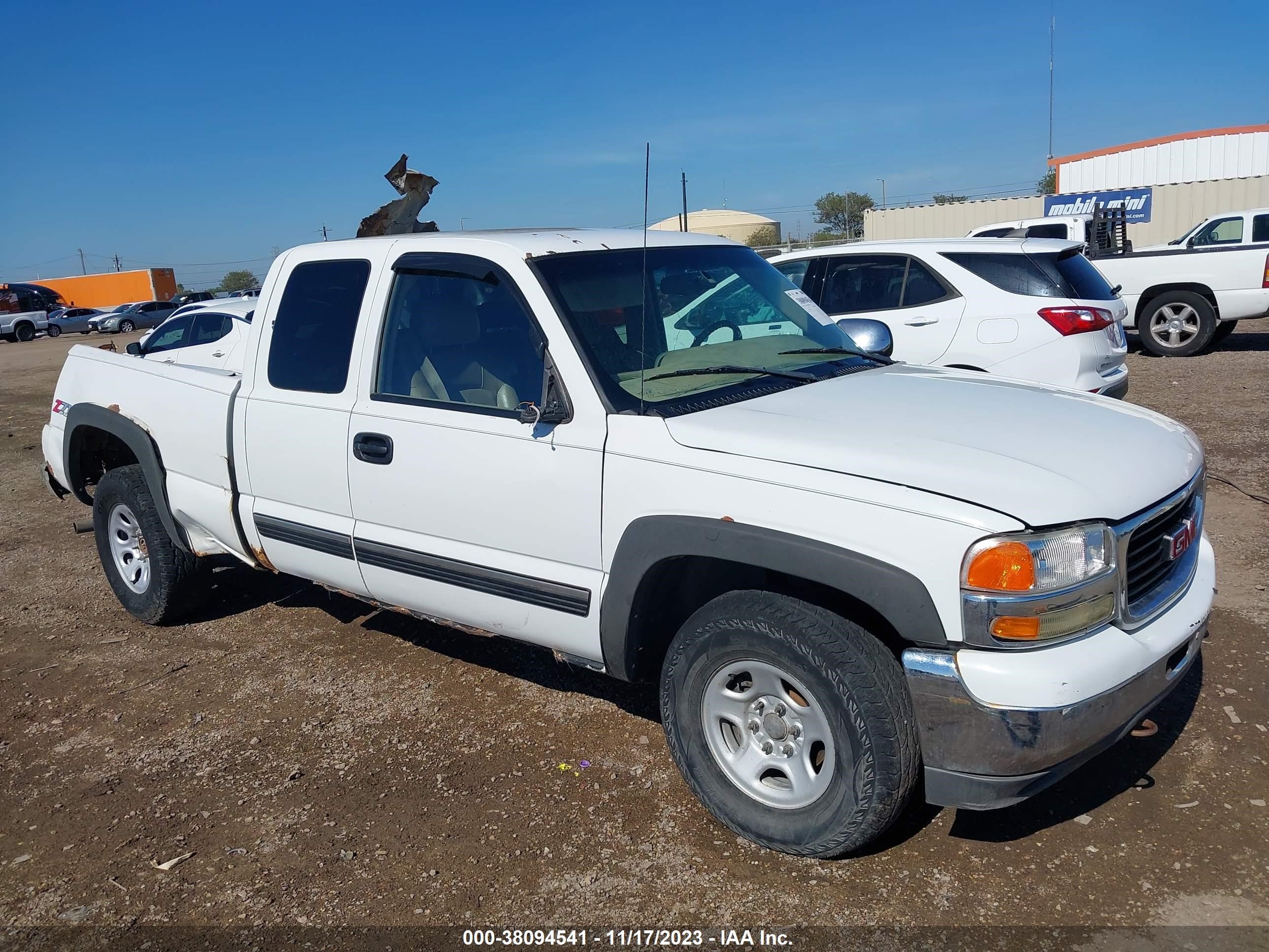 gmc sierra 2001 1gtek19t61e113989