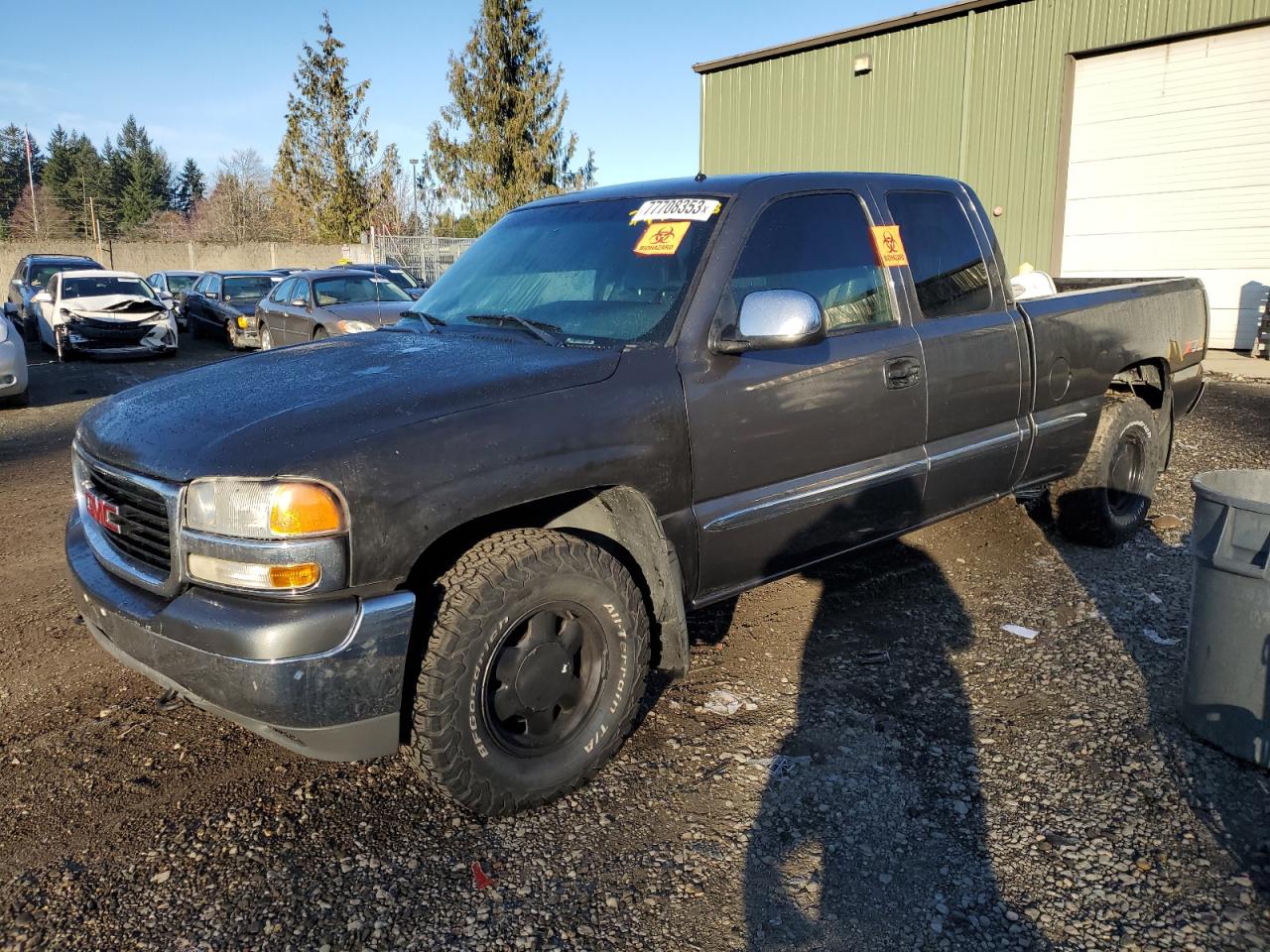 gmc sierra 2001 1gtek19t71e150341