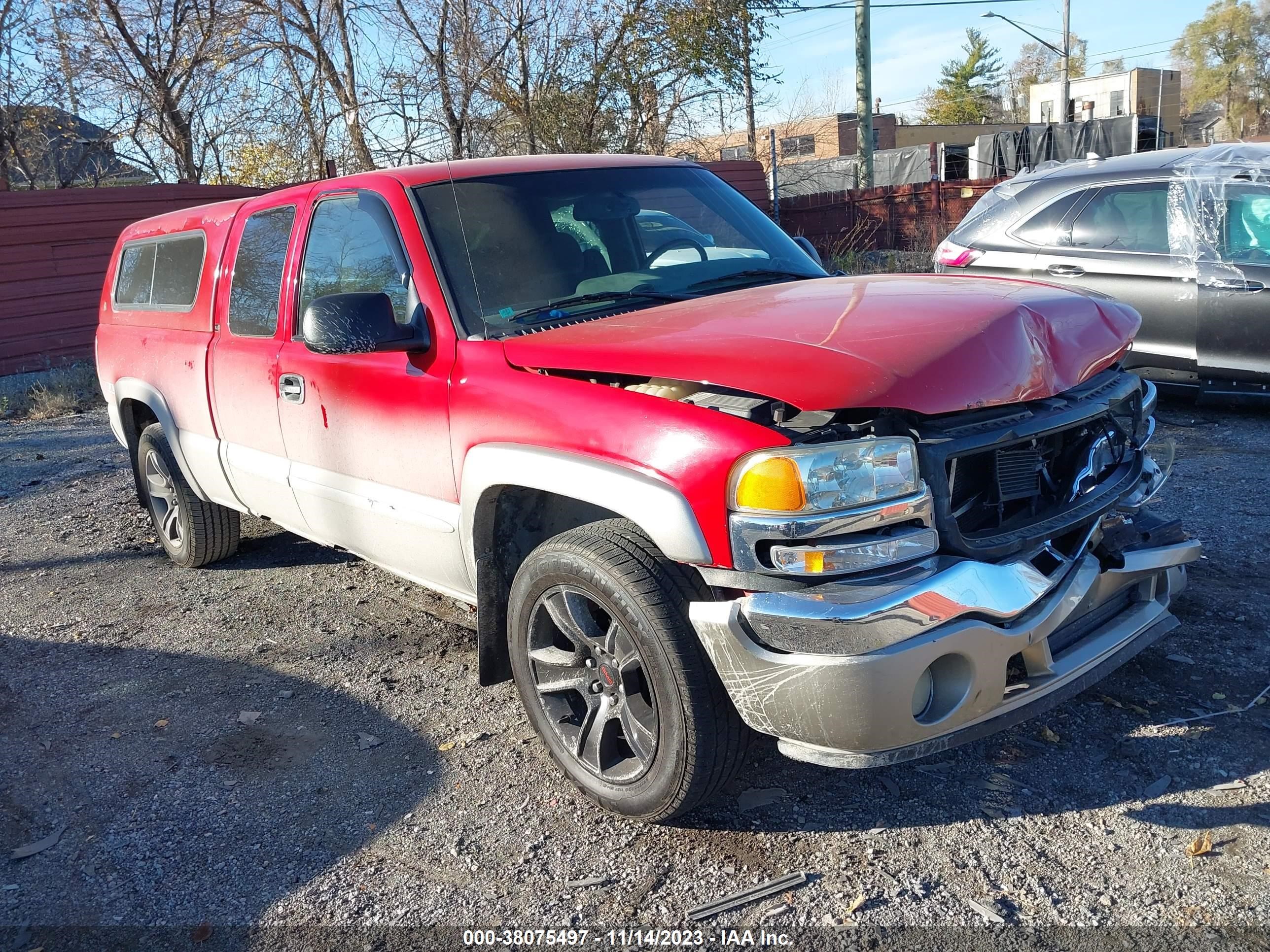 gmc sierra 2003 1gtek19t93z135030