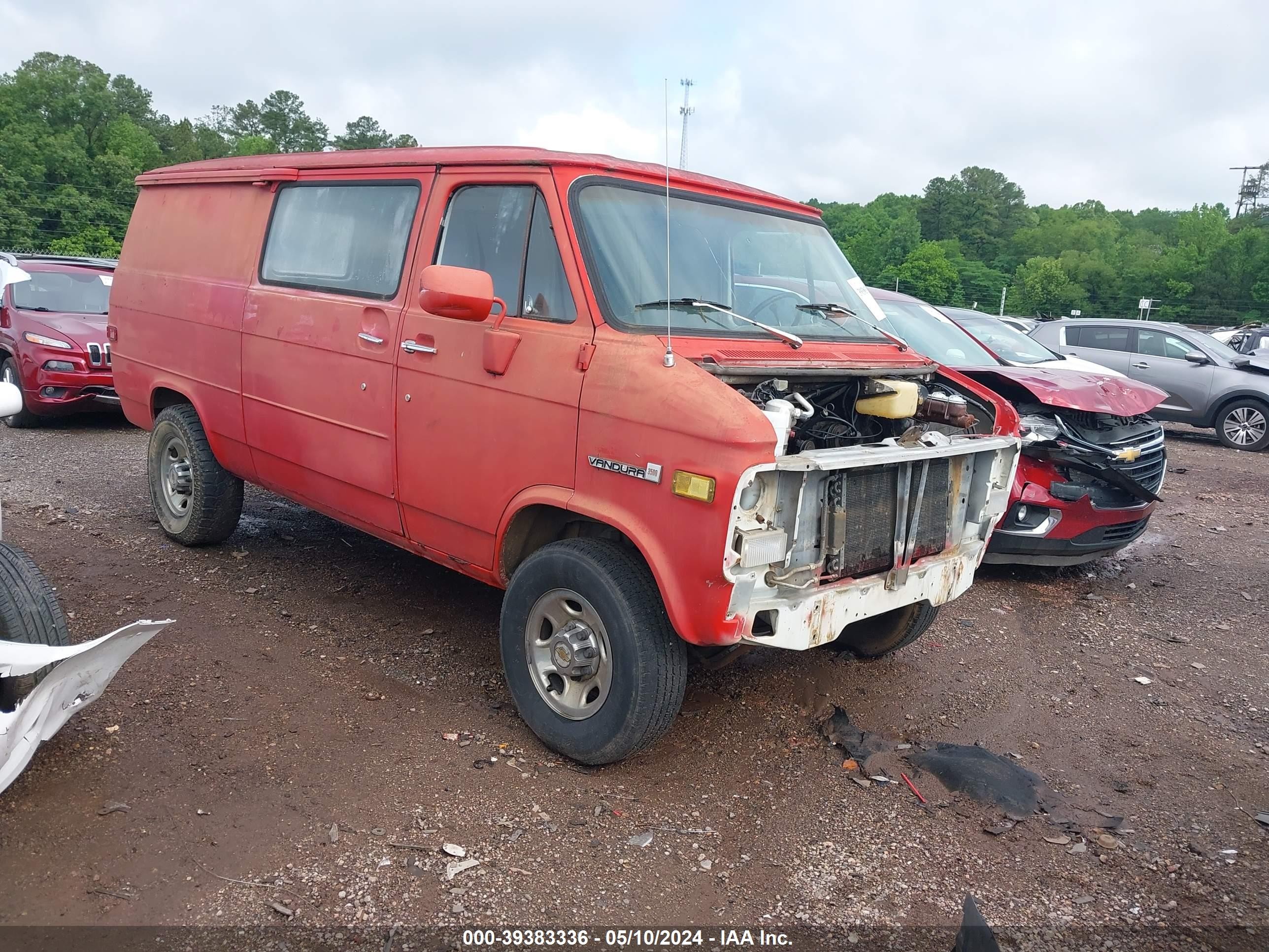 gmc vandura 1984 1gtgg35m5e7520491