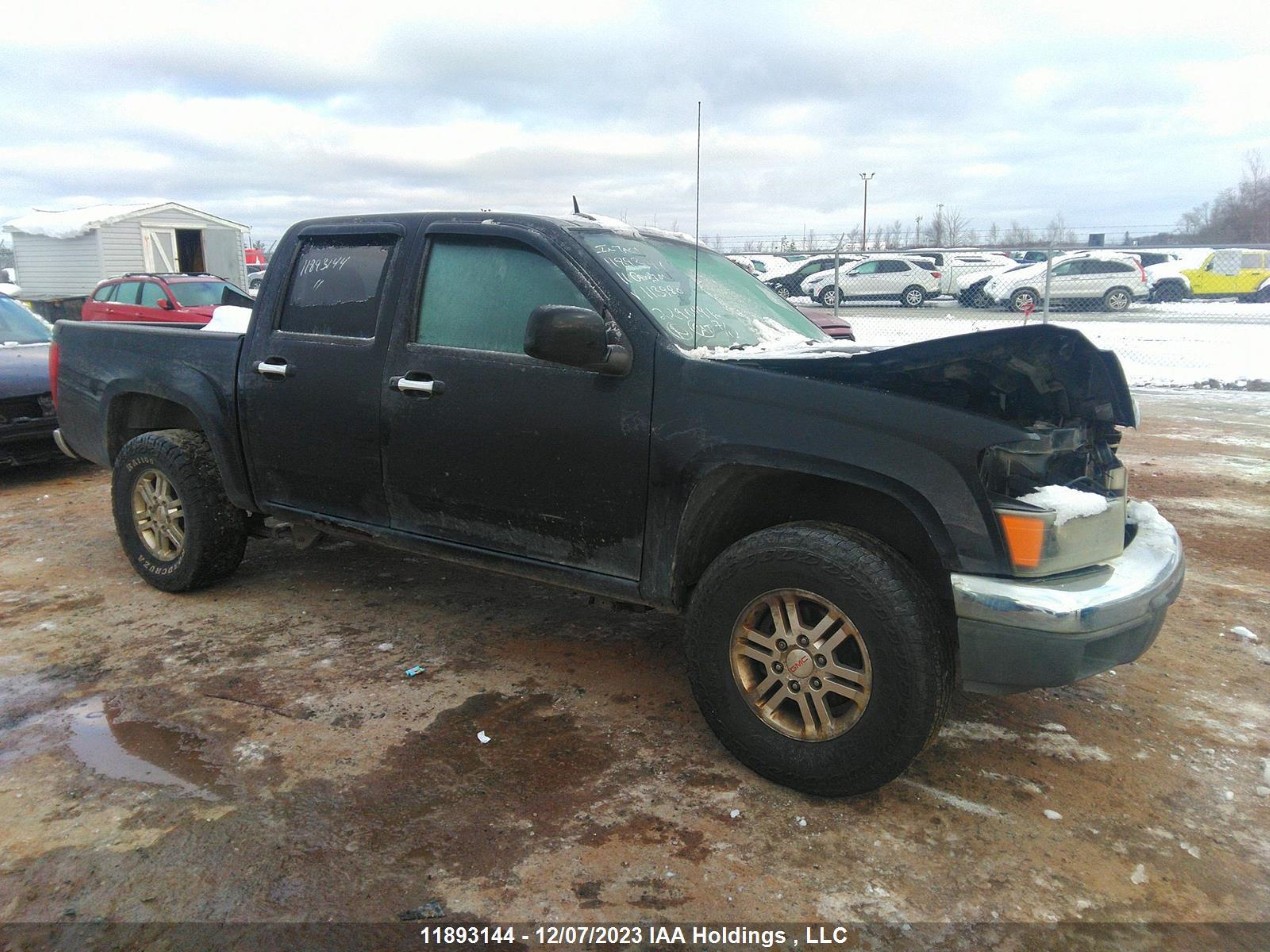 gmc canyon 2011 1gth6nfe1b8113980