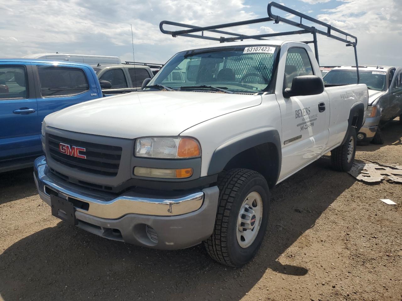 gmc sierra 2007 1gthc24u07e151064