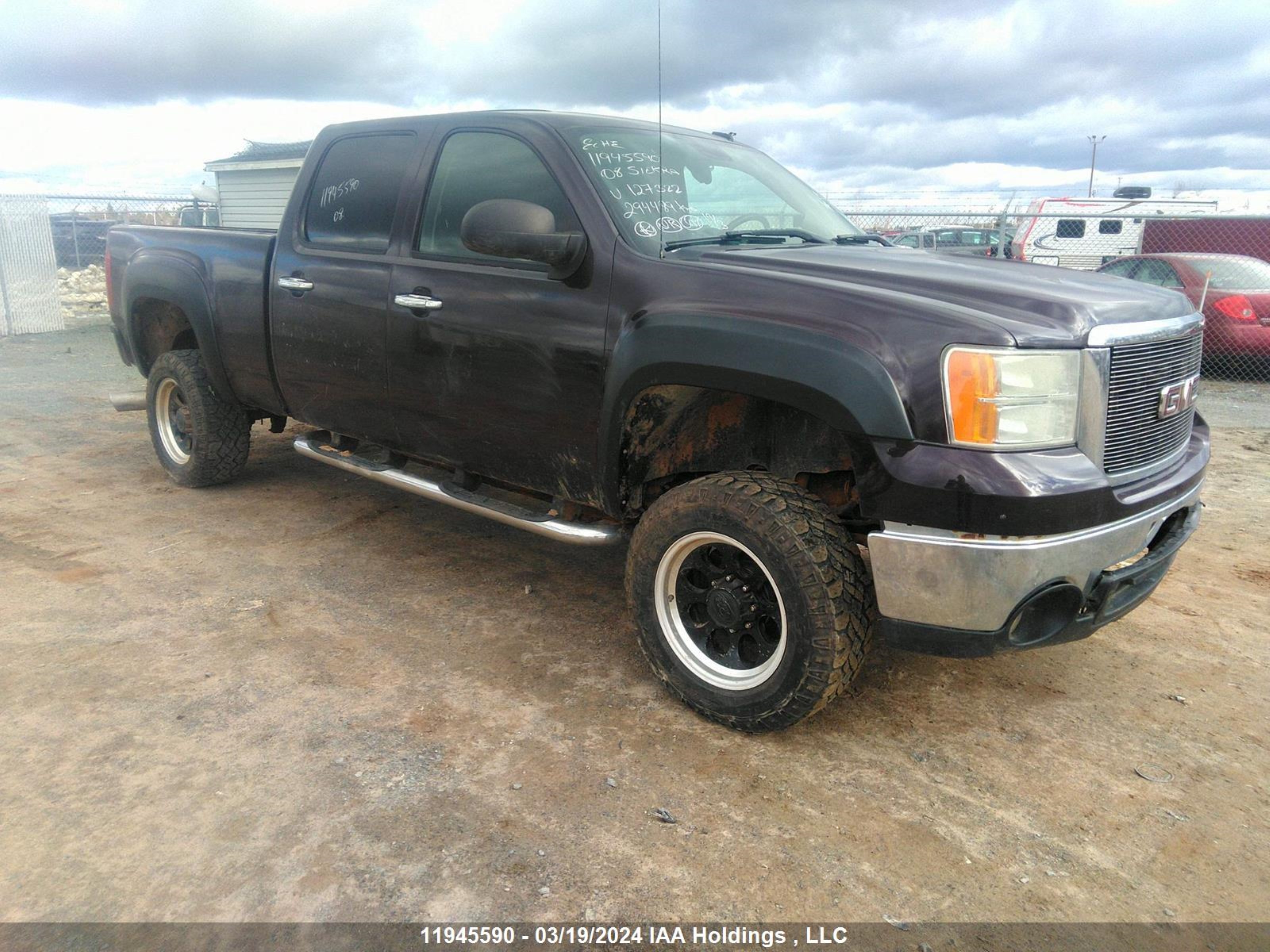 gmc sierra 2008 1gthk23668f127322