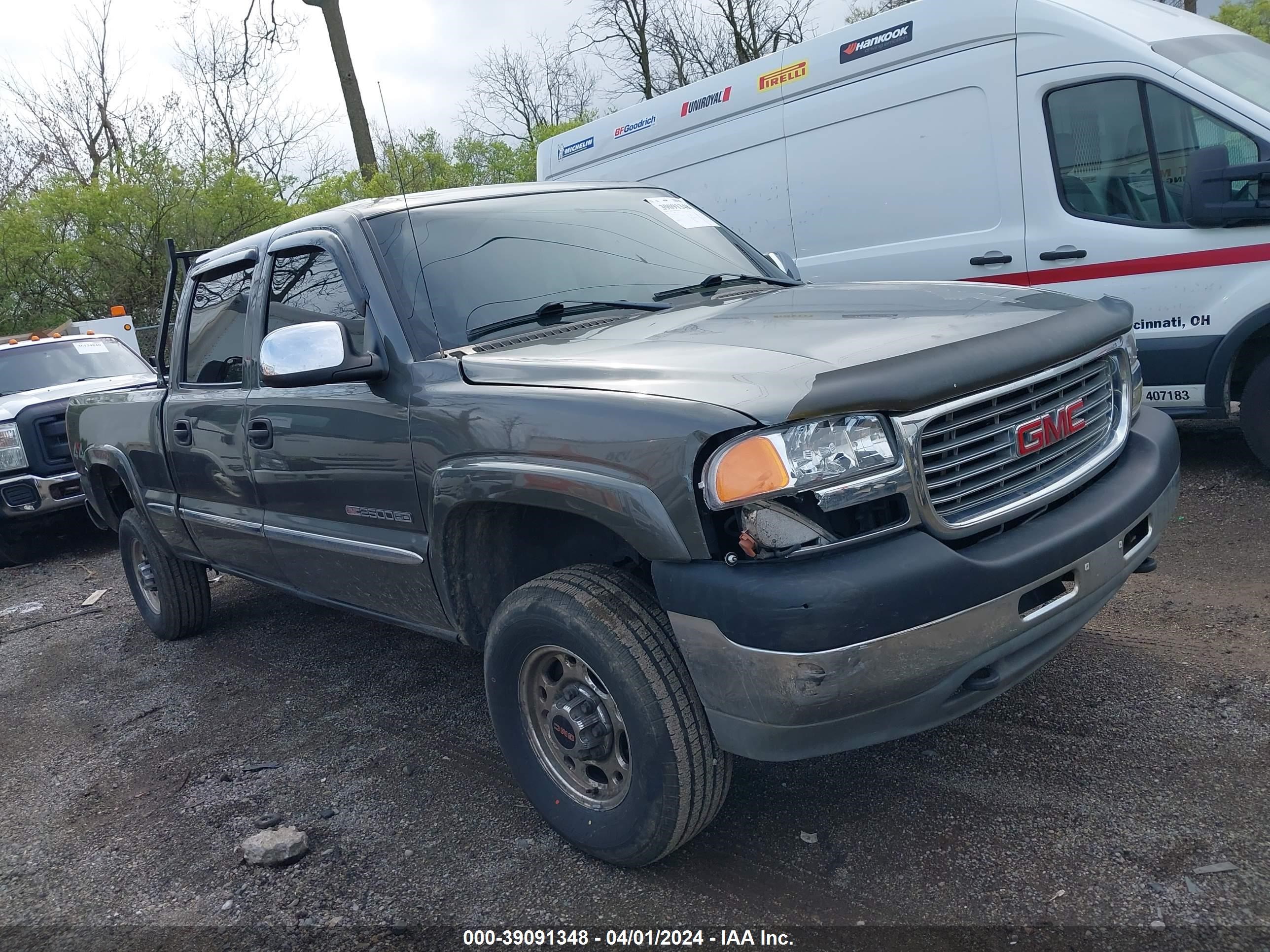 gmc sierra 2002 1gthk23u52f214327