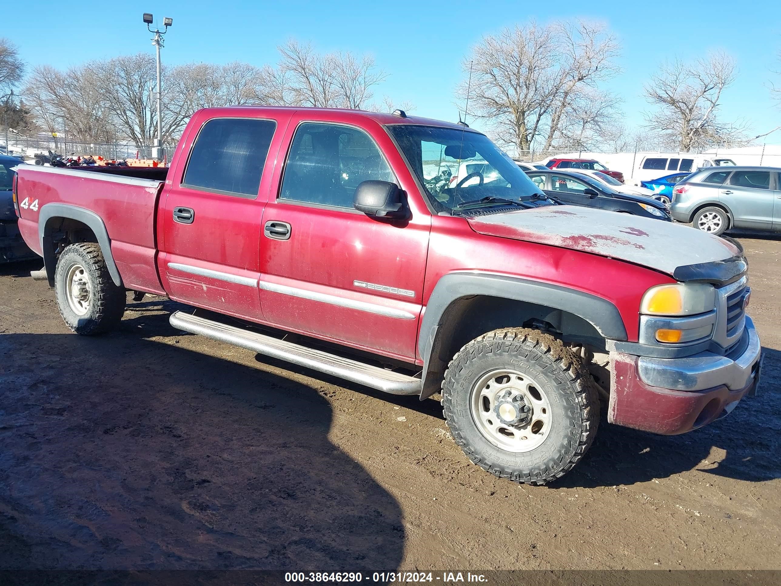 gmc sierra 2005 1gthk23u75f812097