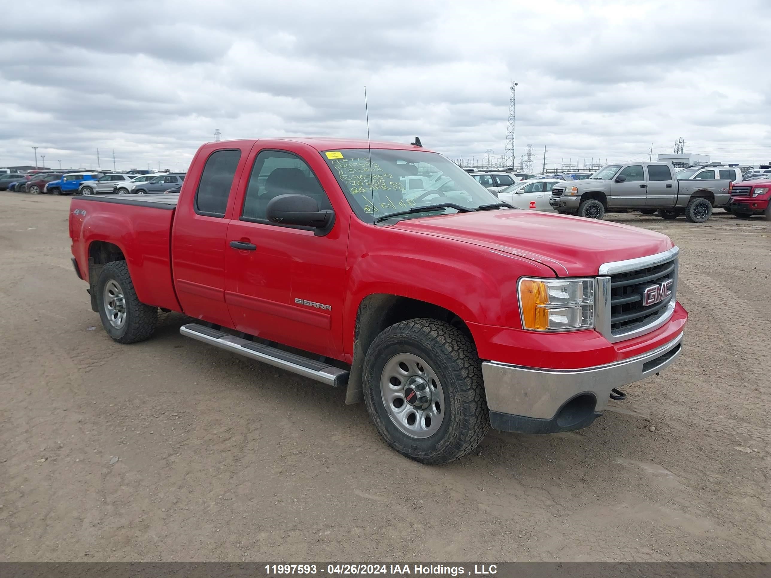 gmc sierra 2011 1gtr2uea7bz367857