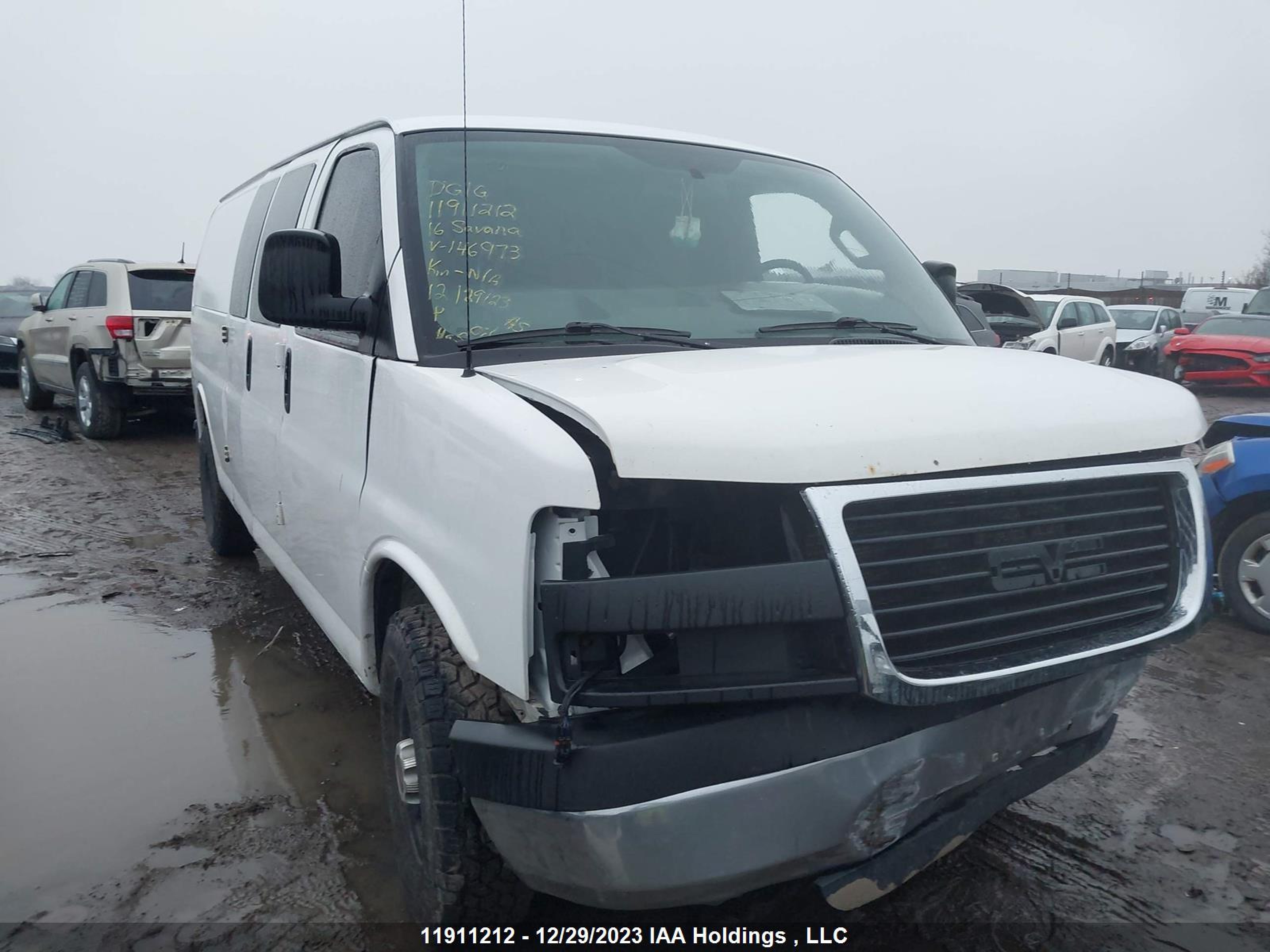 gmc savana 2016 1gtz7hfg9g1146973