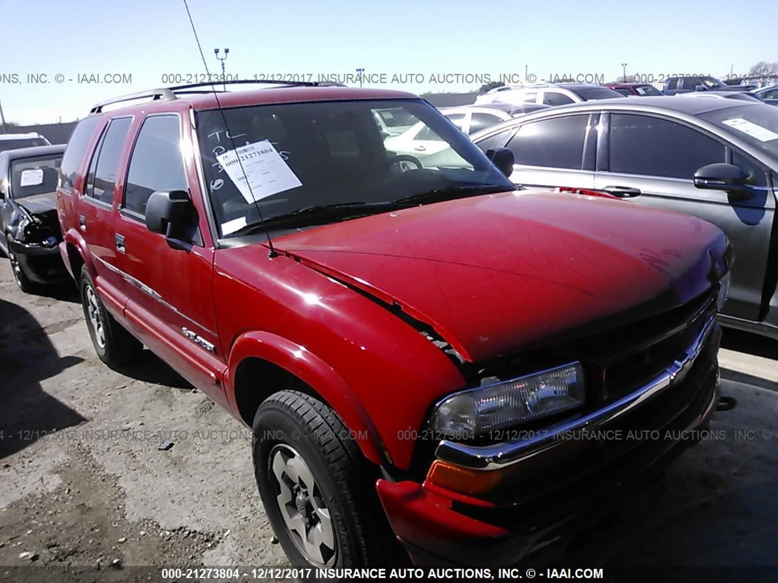 chevrolet blazer 2003 1gwdt13x3k1z18163