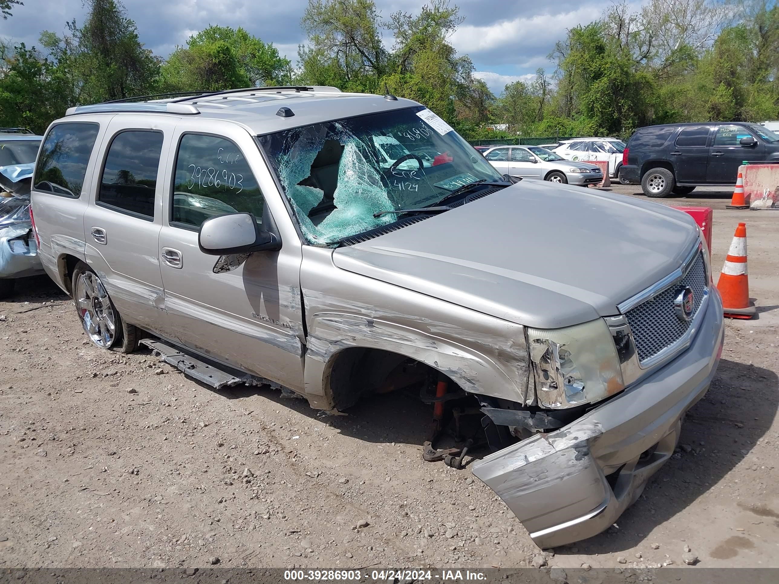 cadillac escalade 2004 1gyec63t24r232343