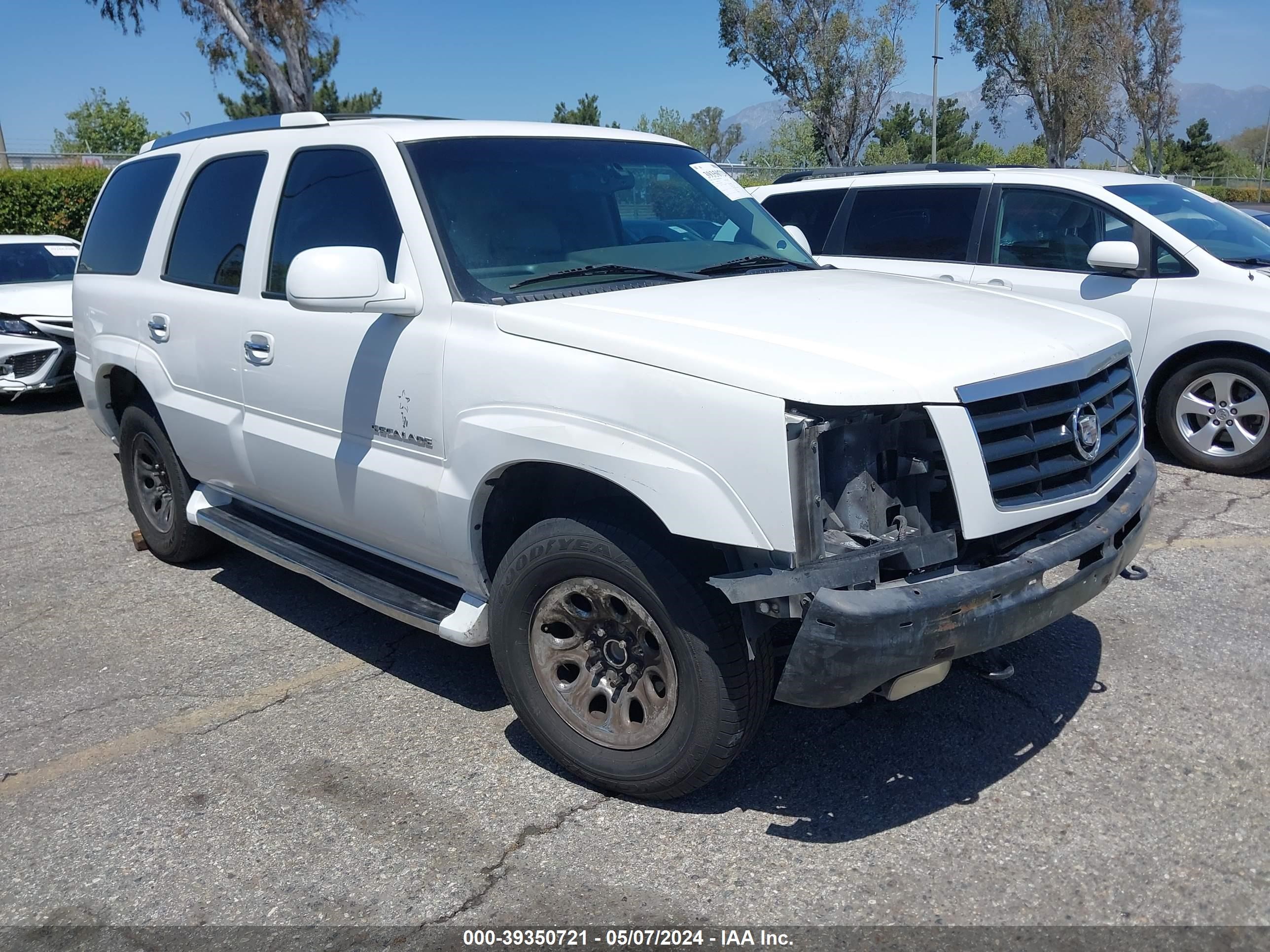 cadillac escalade 2002 1gyec63tx2r106678