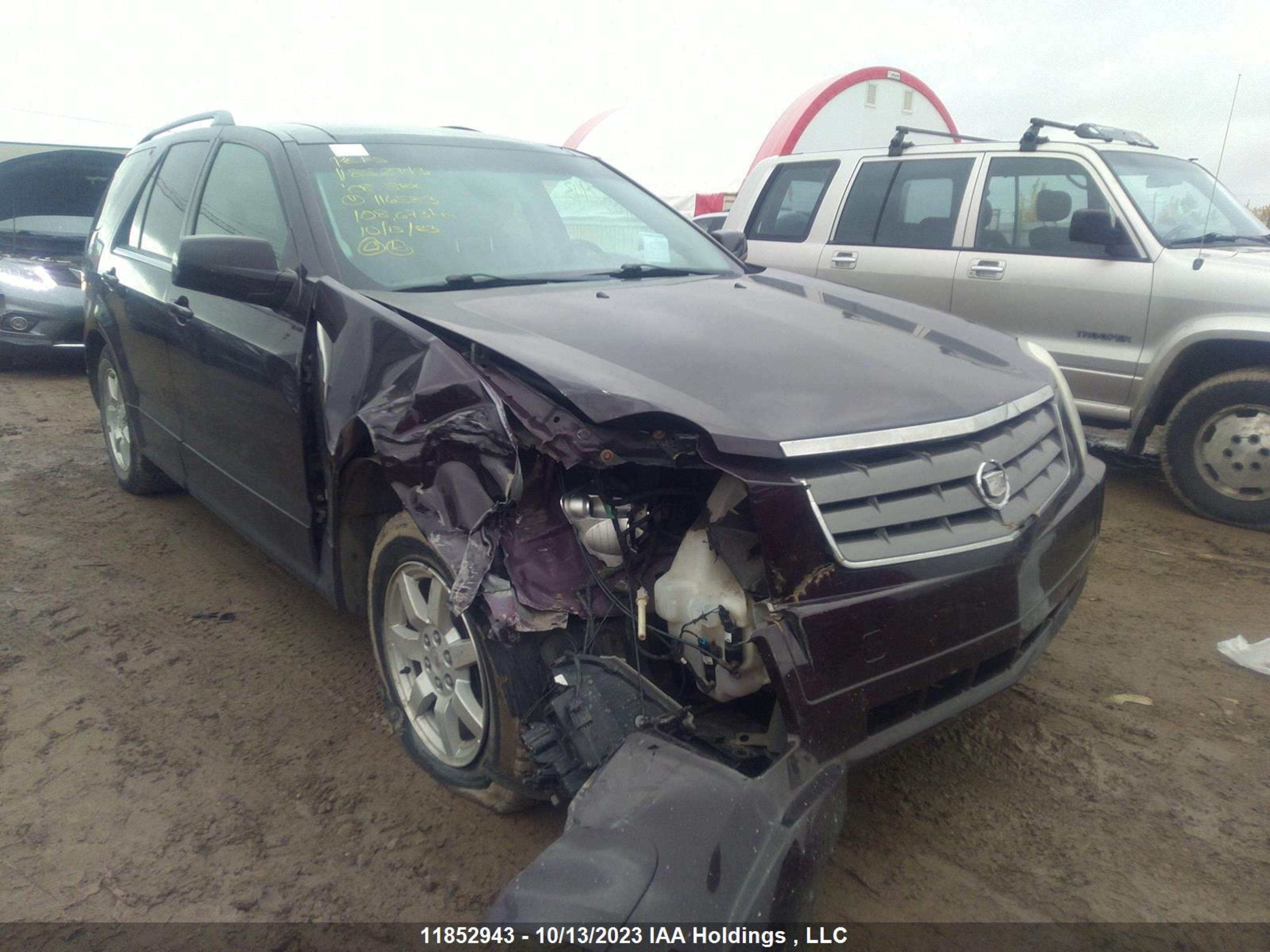 cadillac srx 2008 1gyee637280116583