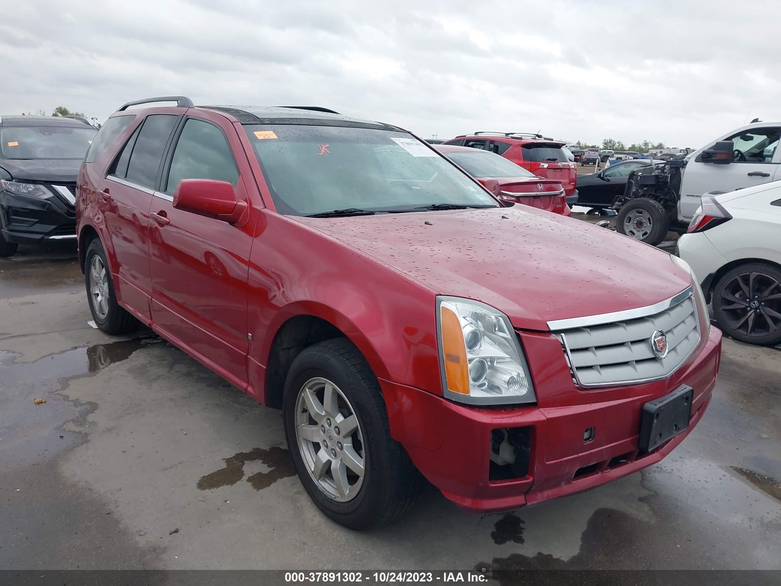 cadillac srx 2008 1gyee637680103531