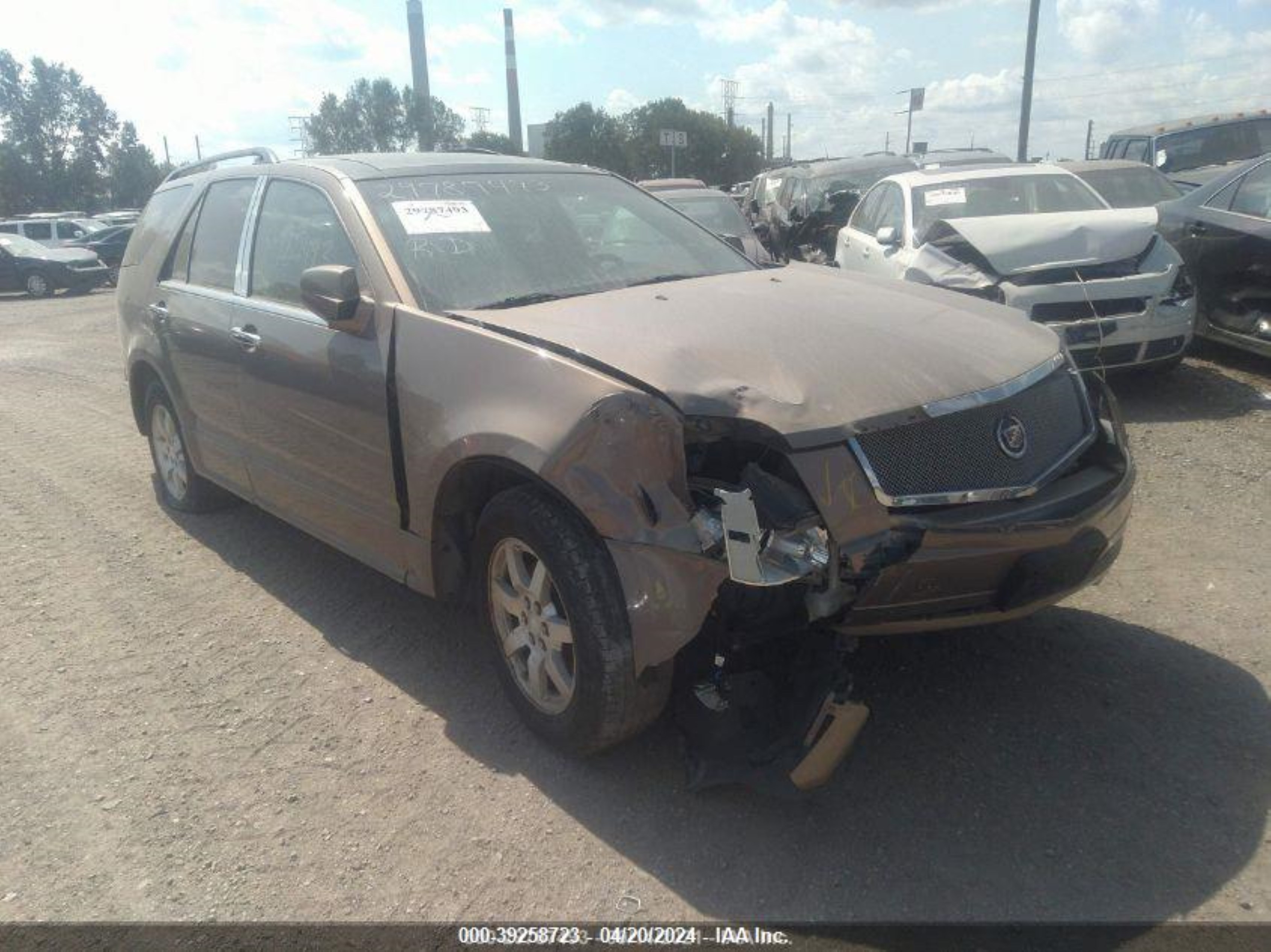 cadillac srx 2008 1gyee637x80103581