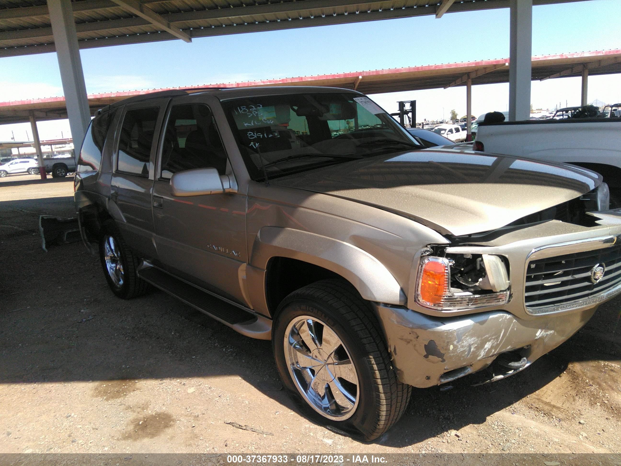 cadillac escalade 1999 1gyek13r9xr410635