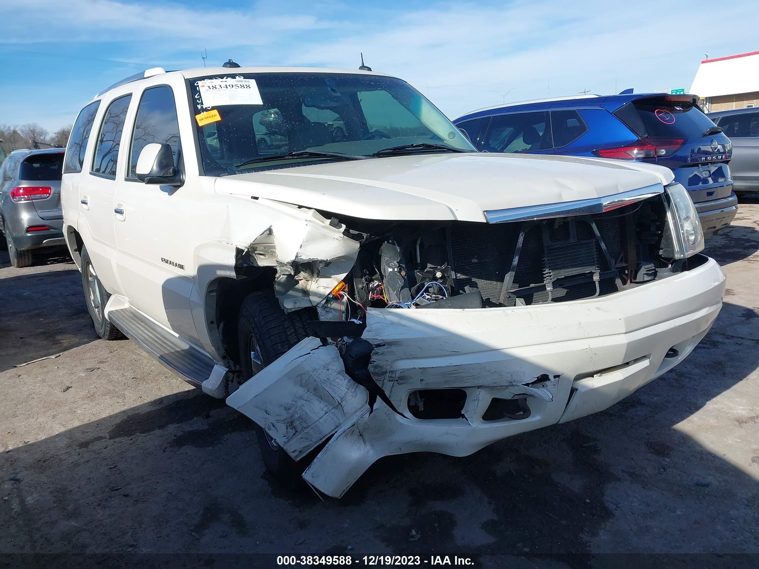 cadillac escalade 2003 1gyek63n13r278328