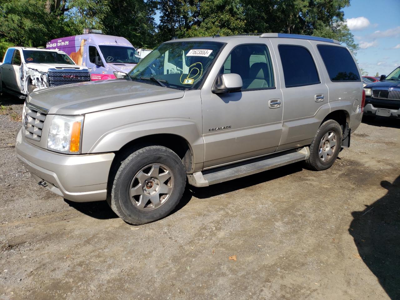 cadillac escalade 2005 1gyek63n35r161403