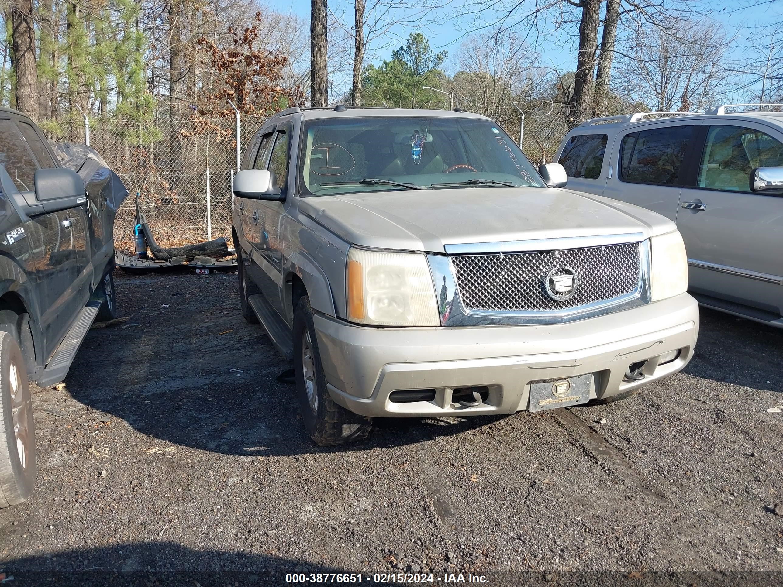 cadillac escalade 2005 1gyek63n65r153196