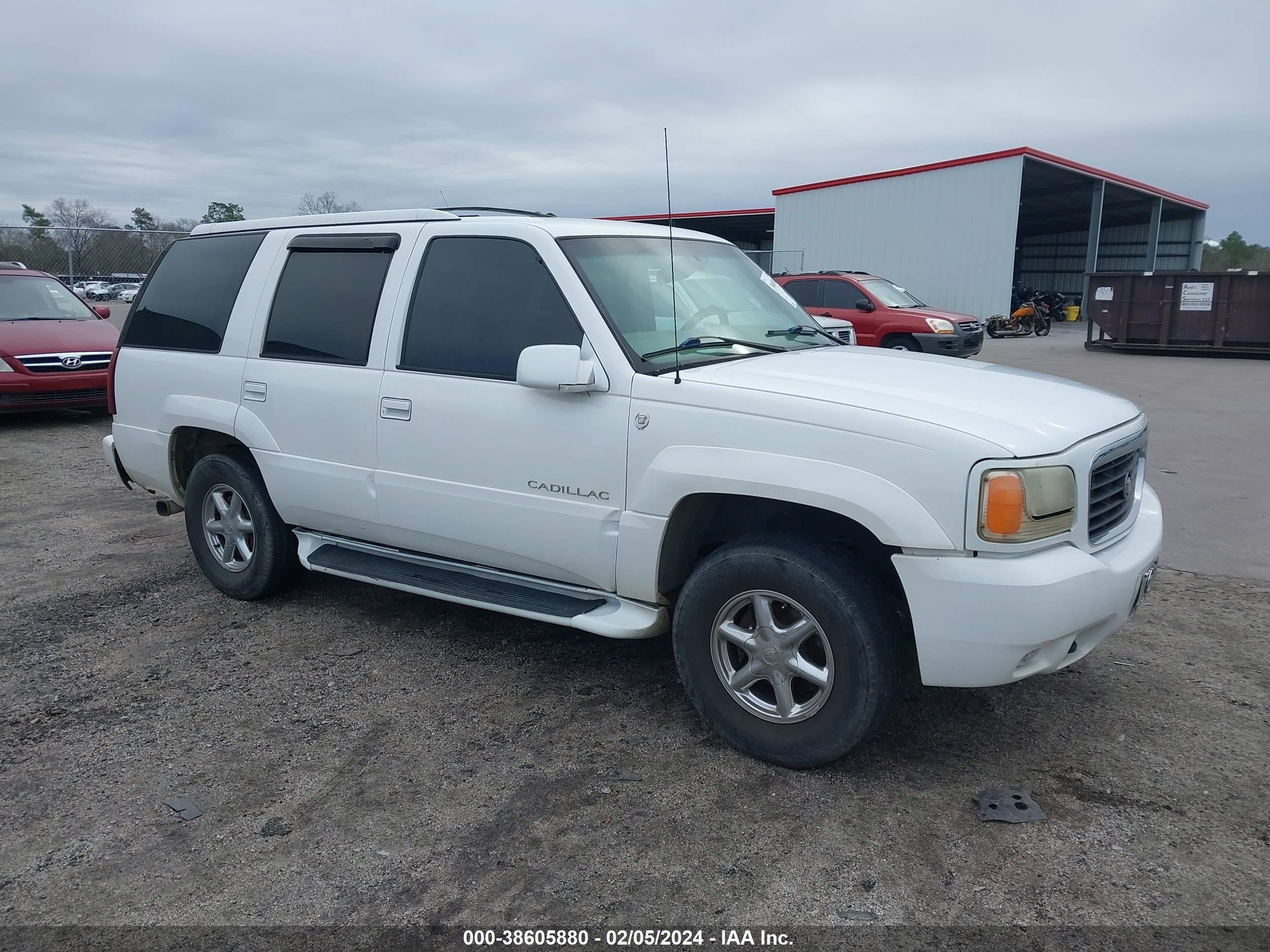 cadillac escalade 2000 1gyek63r8yr189950