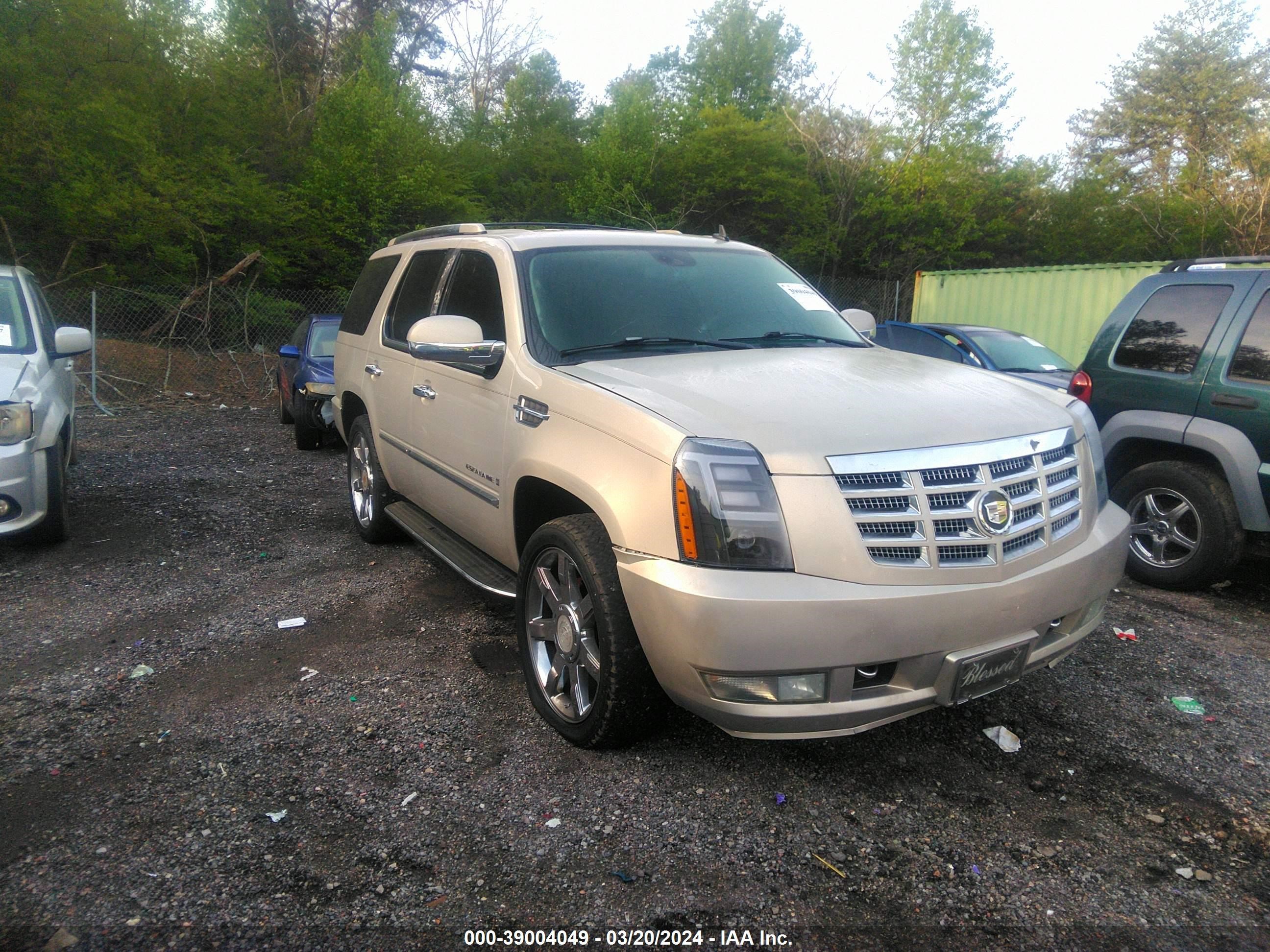 cadillac escalade 2007 1gyfk63897r244934