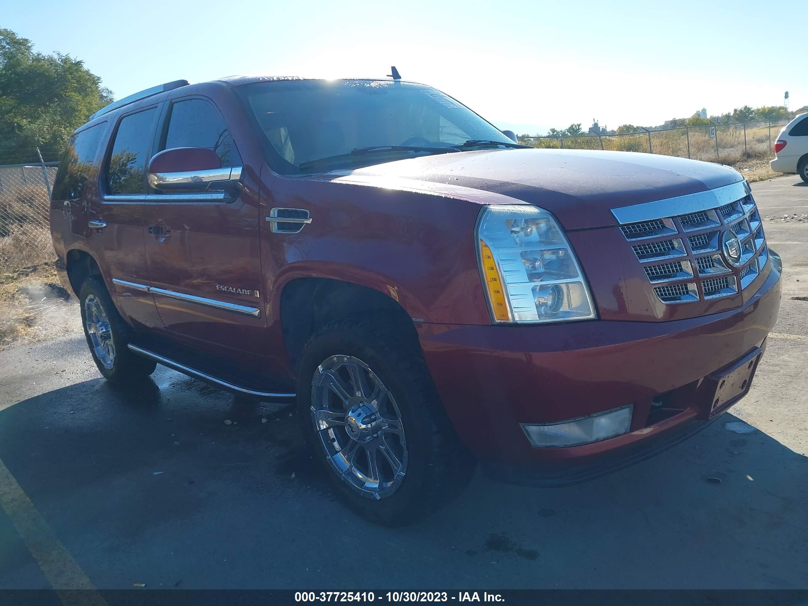 cadillac escalade 2007 1gyfk638x7r294659