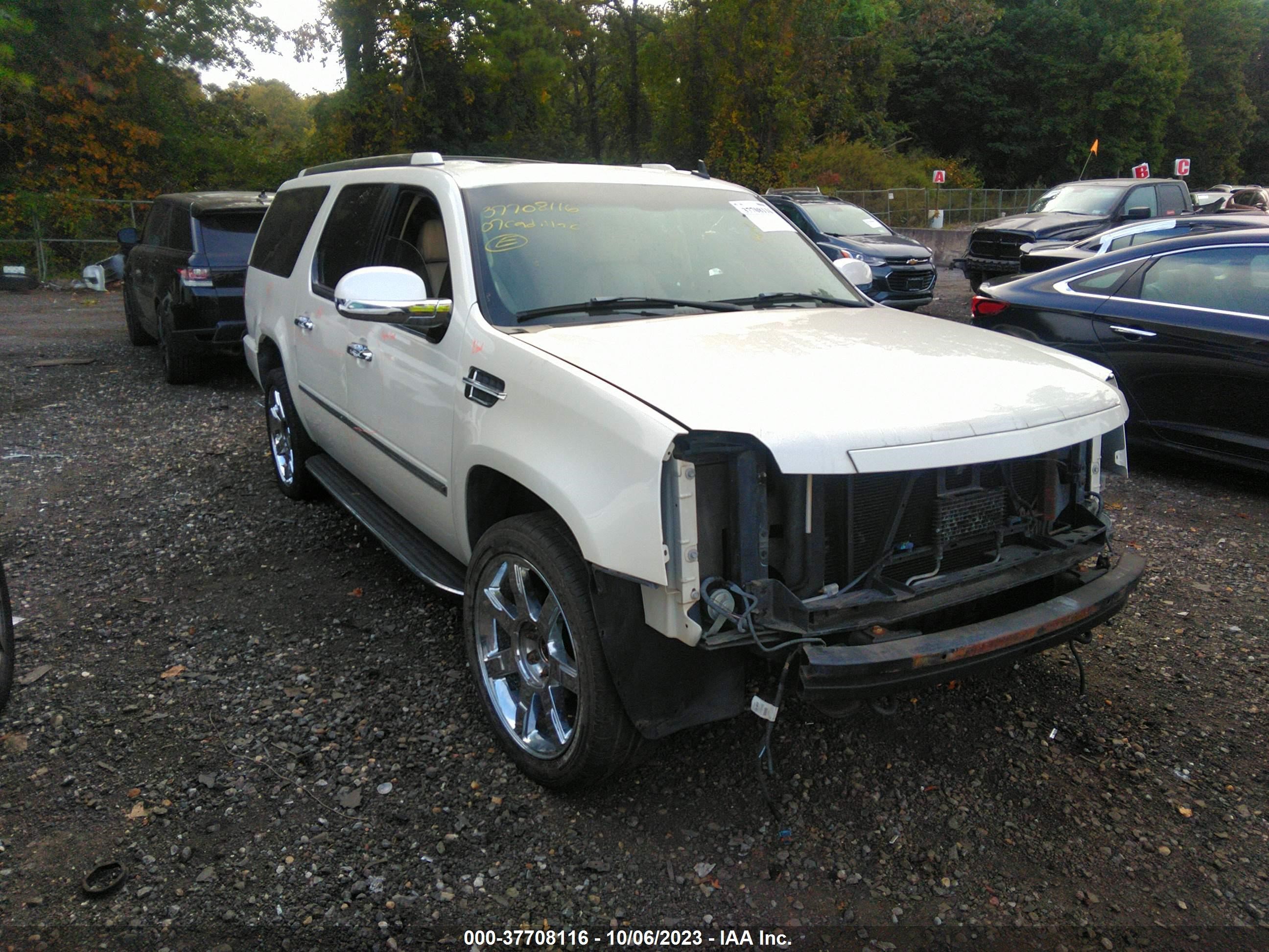 cadillac escalade 2007 1gyfk66837r307781