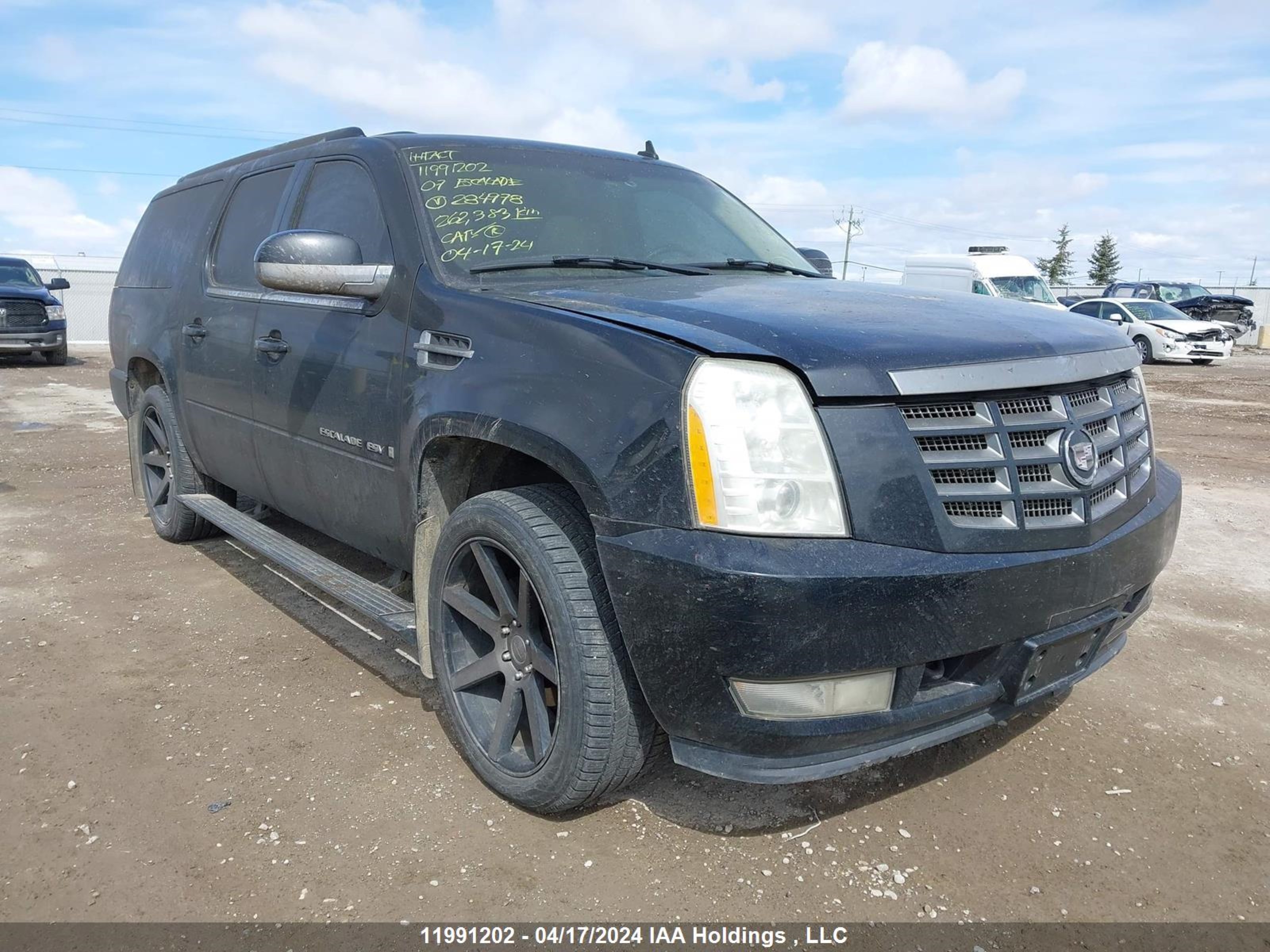 cadillac escalade 2007 1gyfk66847r284978