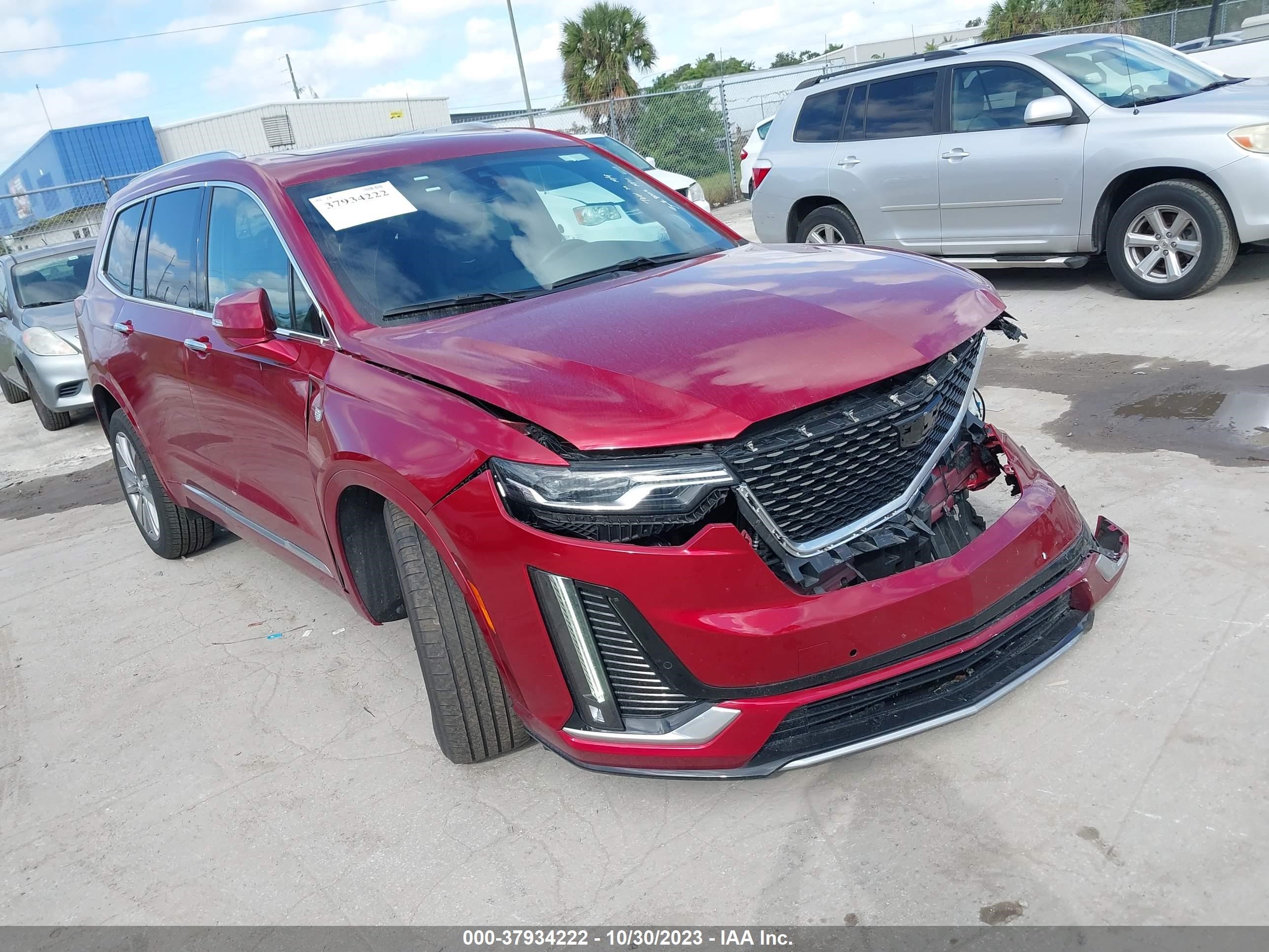 cadillac xt6 2023 1gykpdrs8pz131287