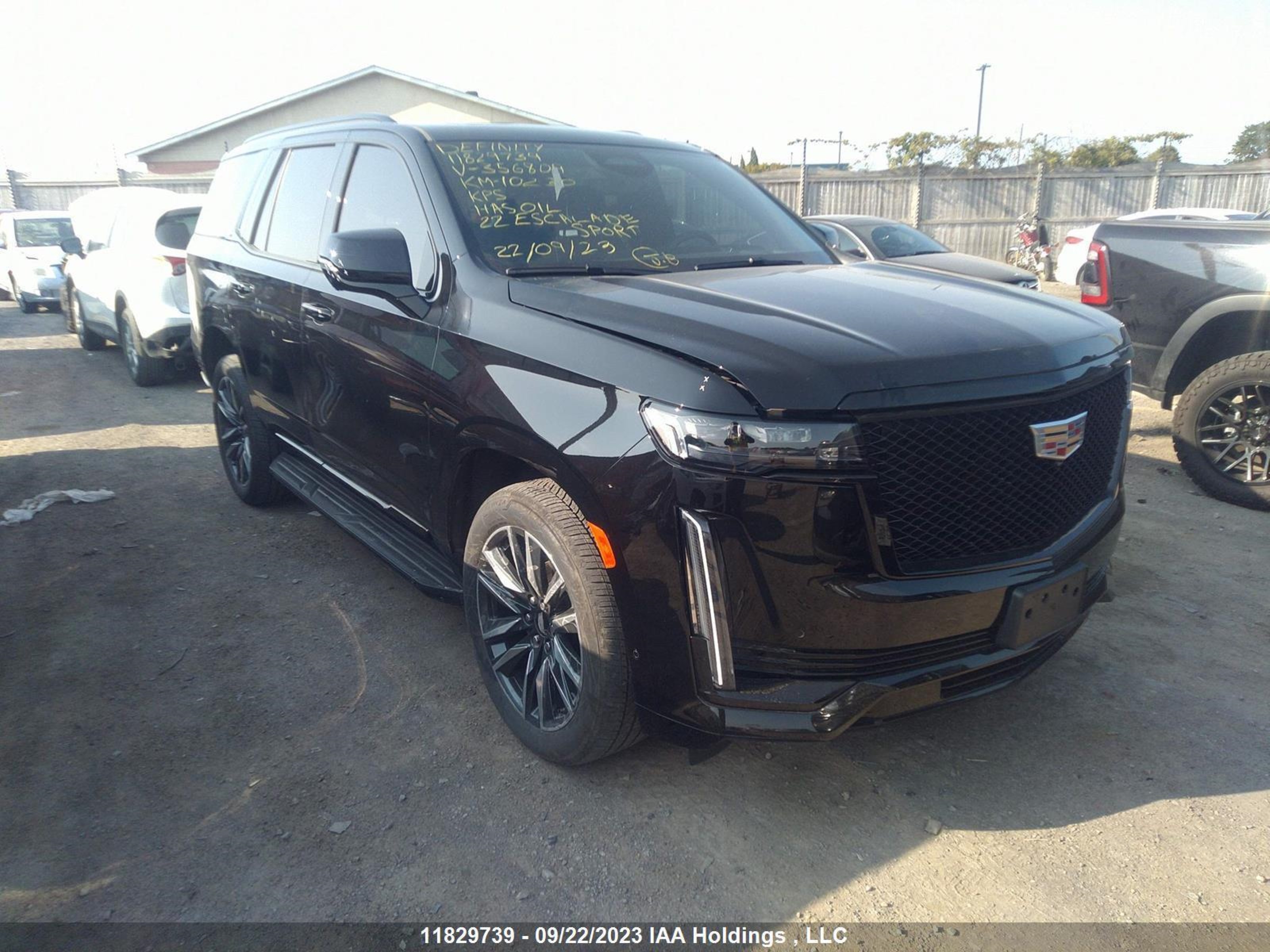 cadillac escalade 2022 1gys4fkl2nr356809