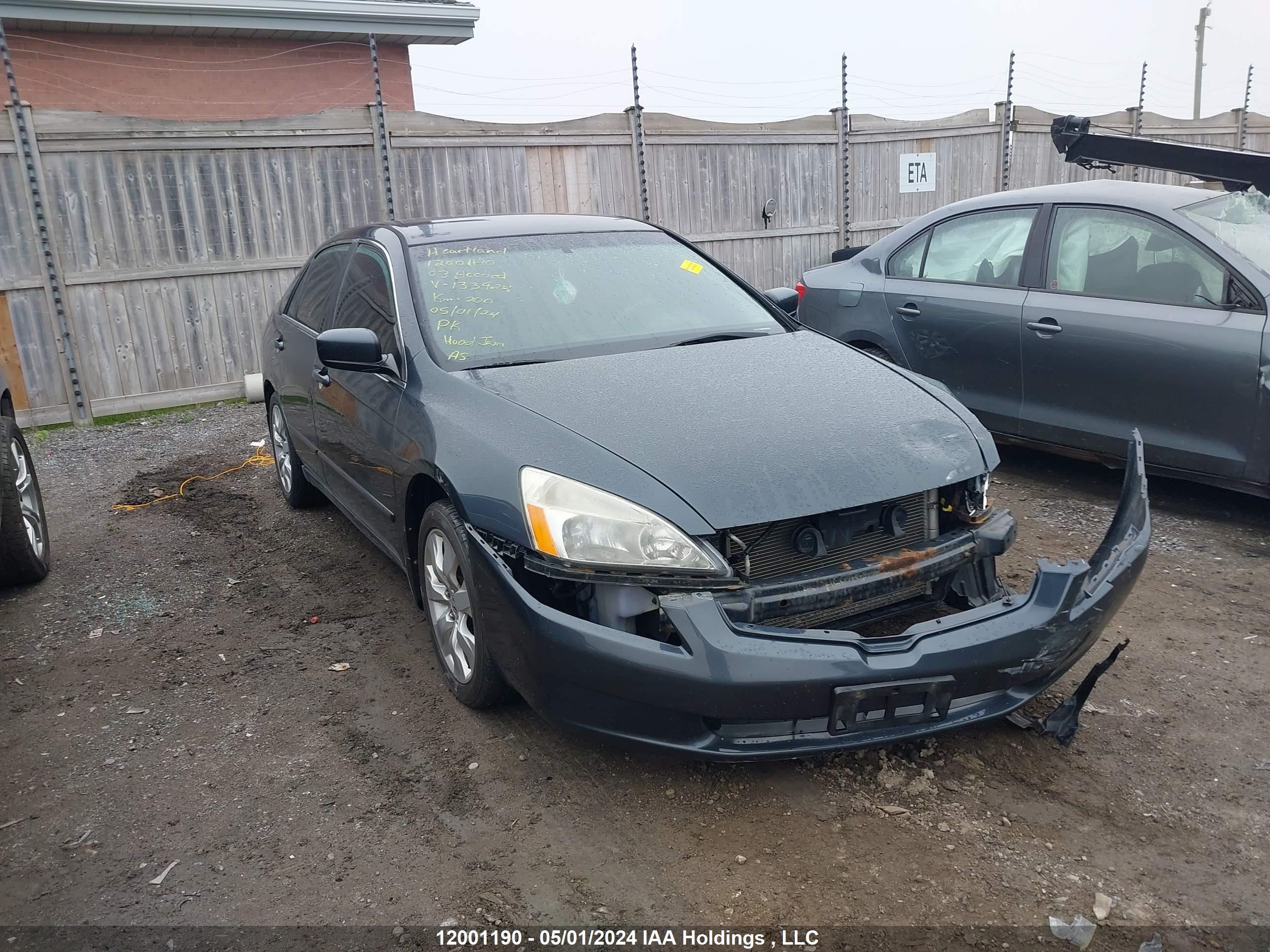 honda accord 2003 1hgcm56303a133924