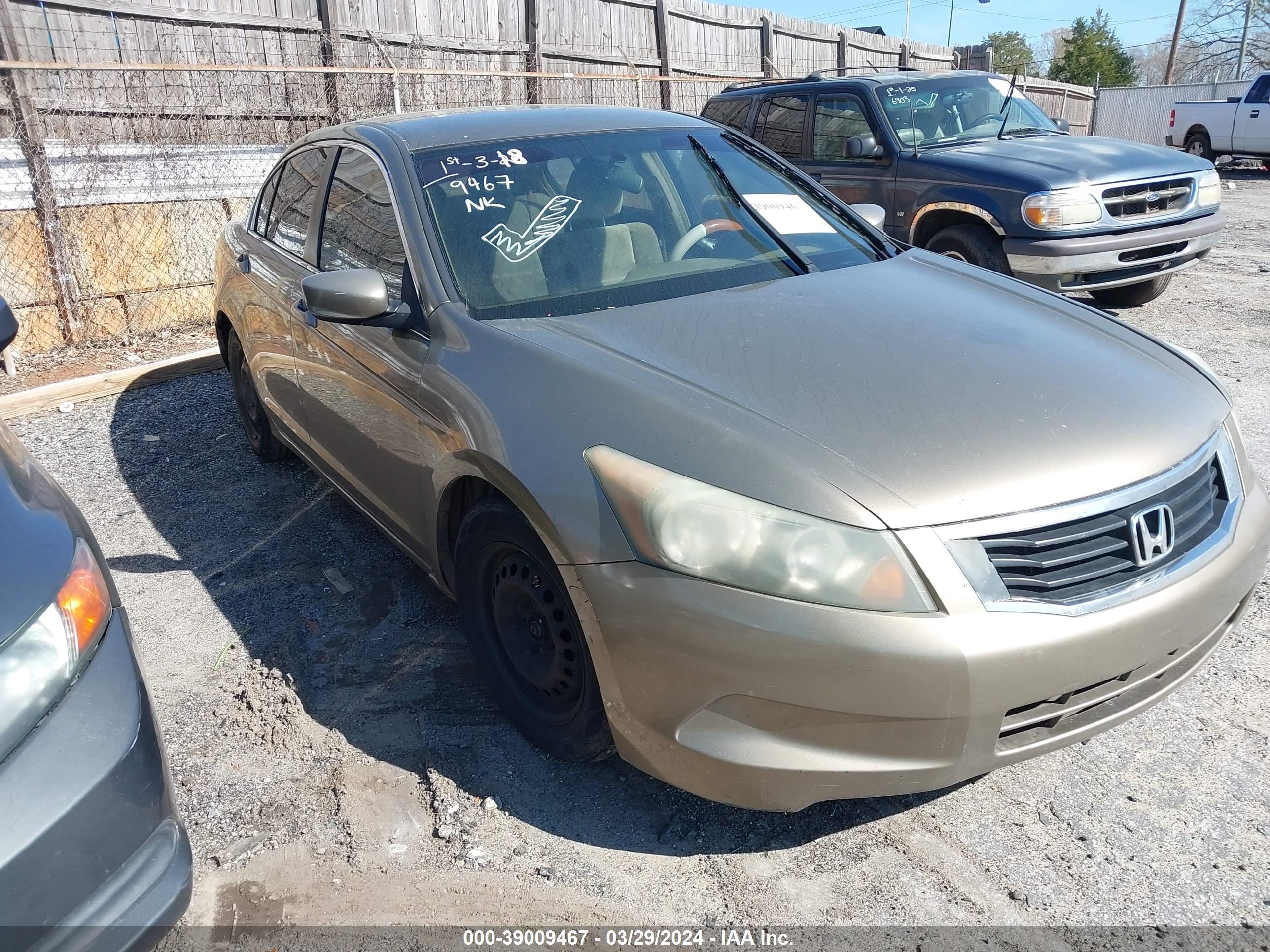 honda accord 2008 1hgcp26328a136997